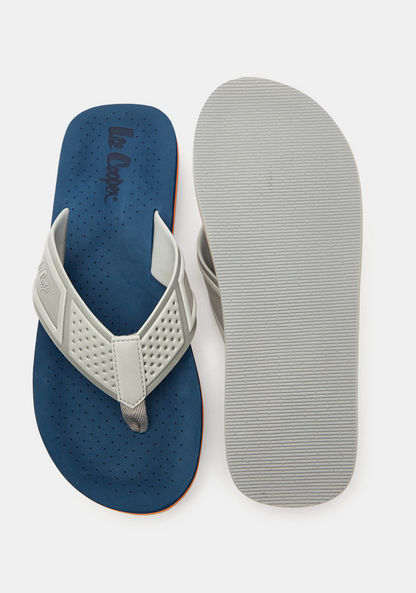 Lee Cooper Men's Textured Slip-On Thong Slippers-Men%27s Flip Flops & Beach Slippers-image-5