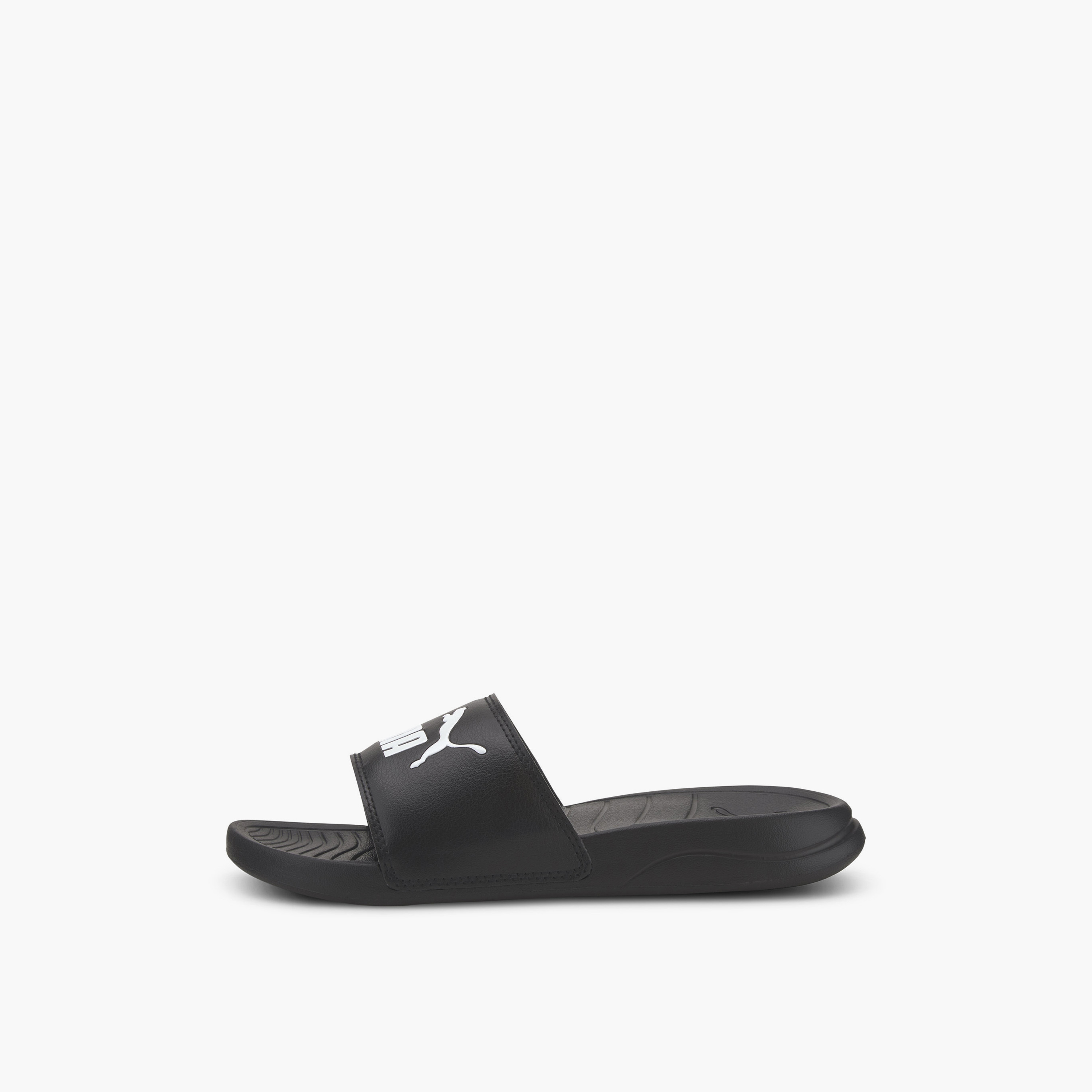 Puma Kids Popcat 20 Logo Print Slides-sports-girls-shoes-image-3