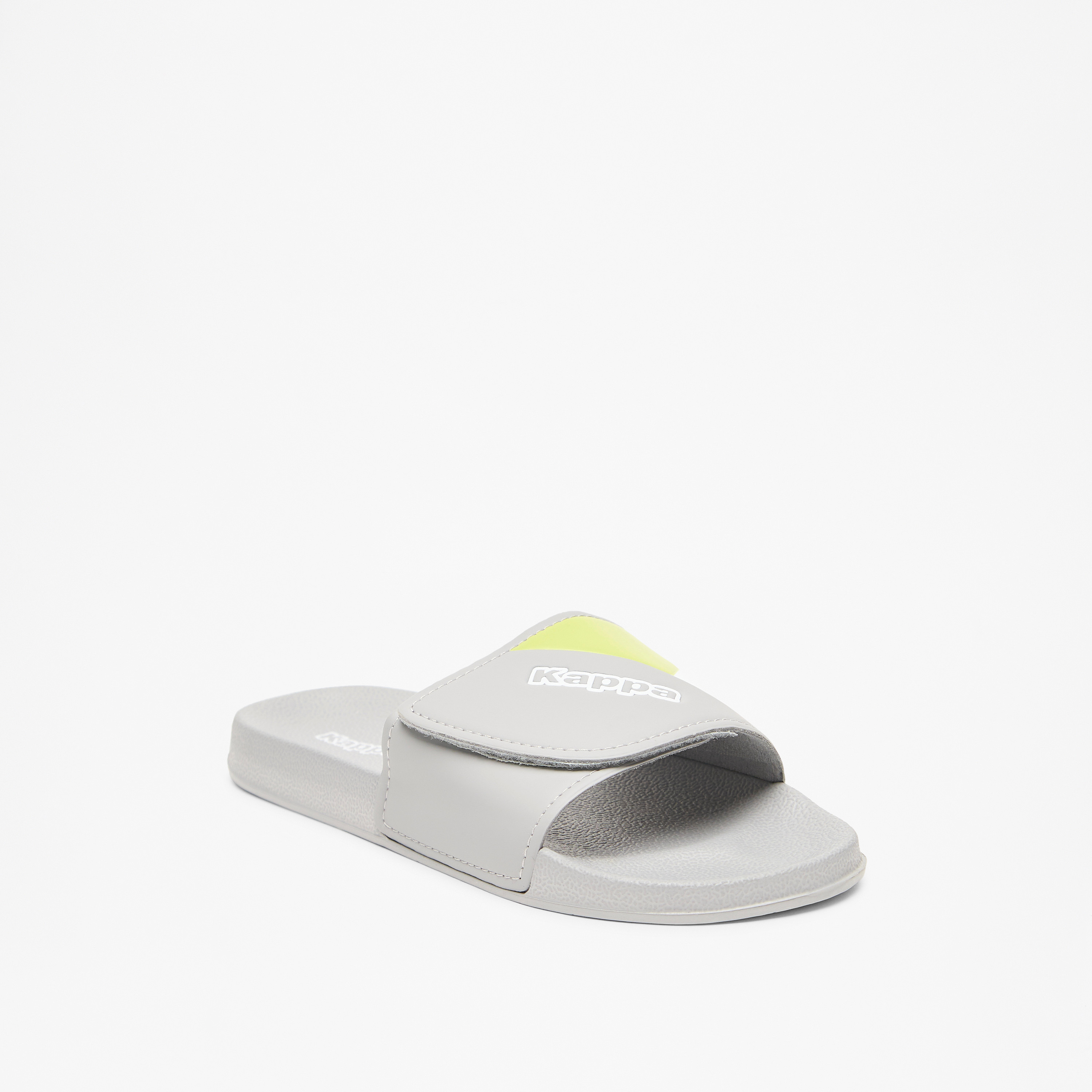 Kappa Boys' Panelled Slip-On Slide Slippers-boys-shoes-flipflopsandslides-image-2