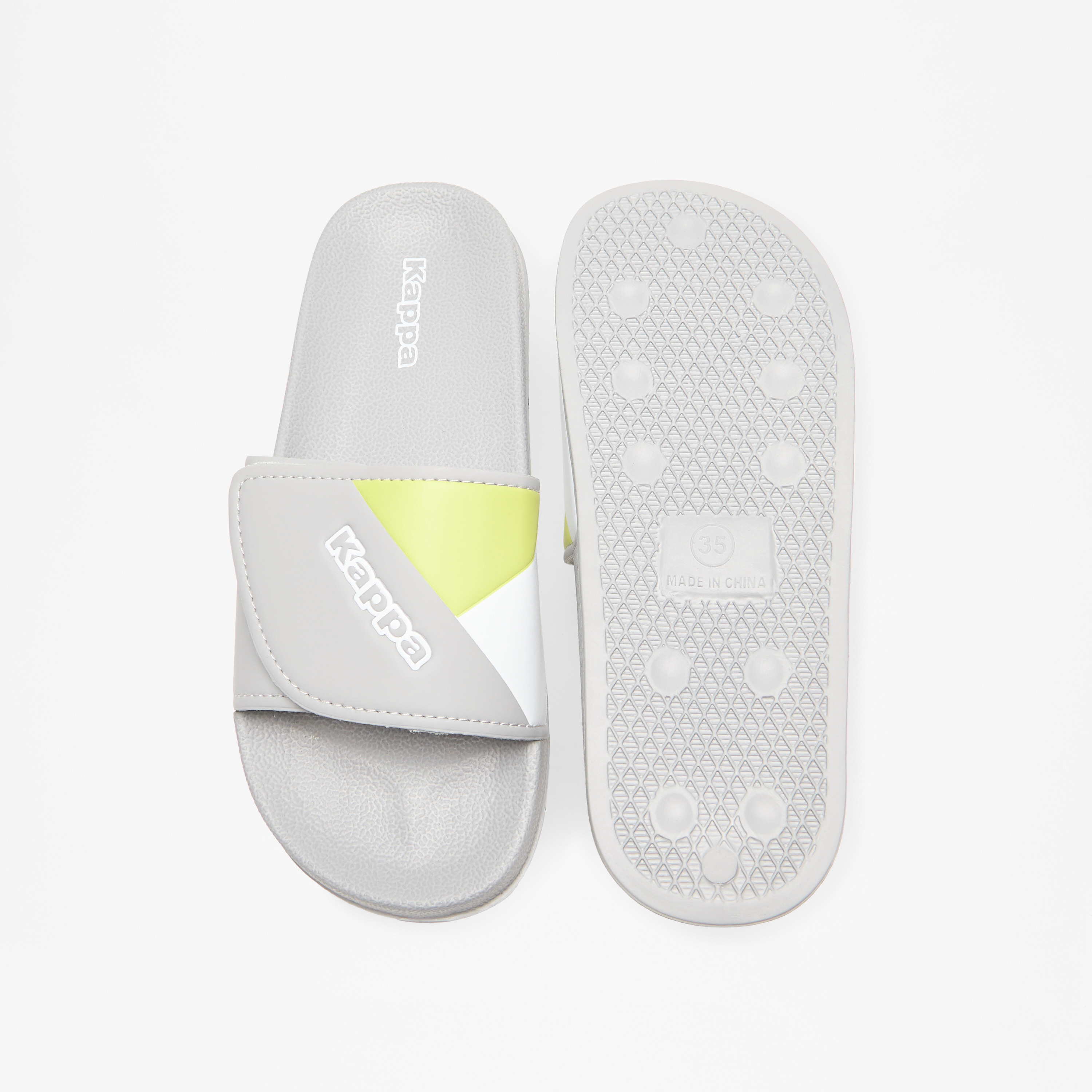 Kappa Boys' Panelled Slip-On Slide Slippers-boys-shoes-flipflopsandslides-image-5