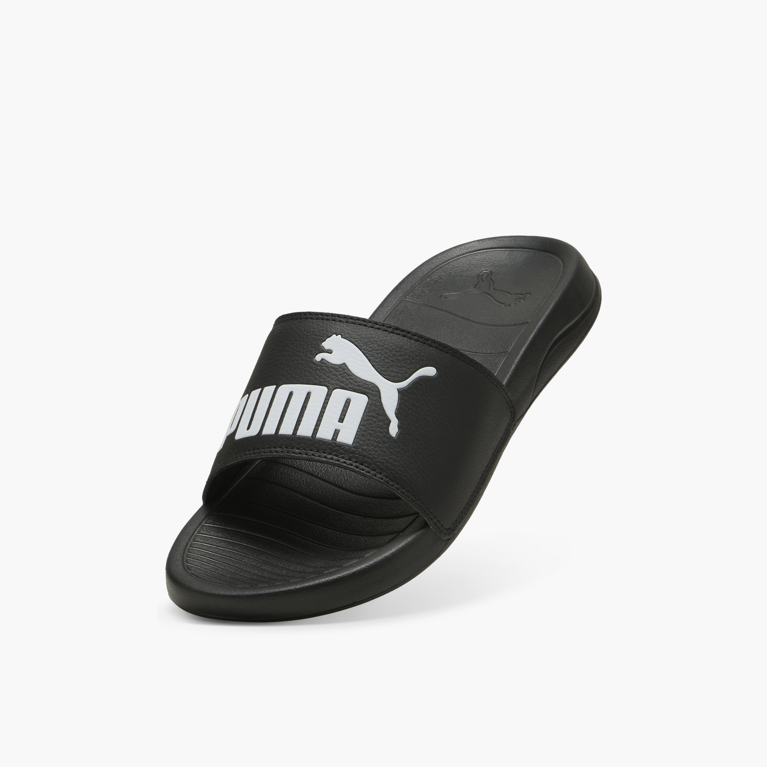 Puma Men Popcat 20 Logo Print Slides-sports-men-shoes-image-2