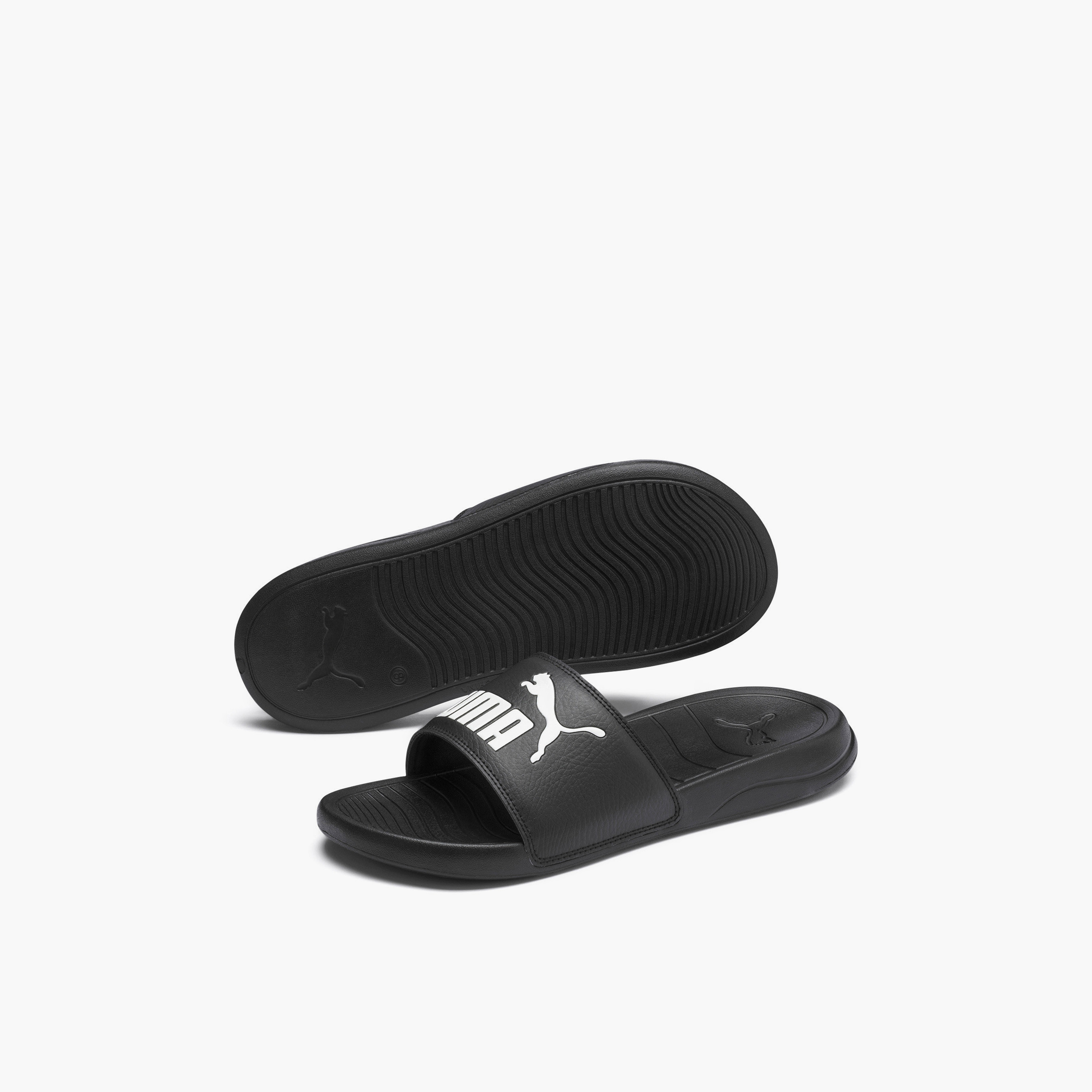 Puma Men Popcat 20 Logo Print Slides-sports-men-shoes-image-6