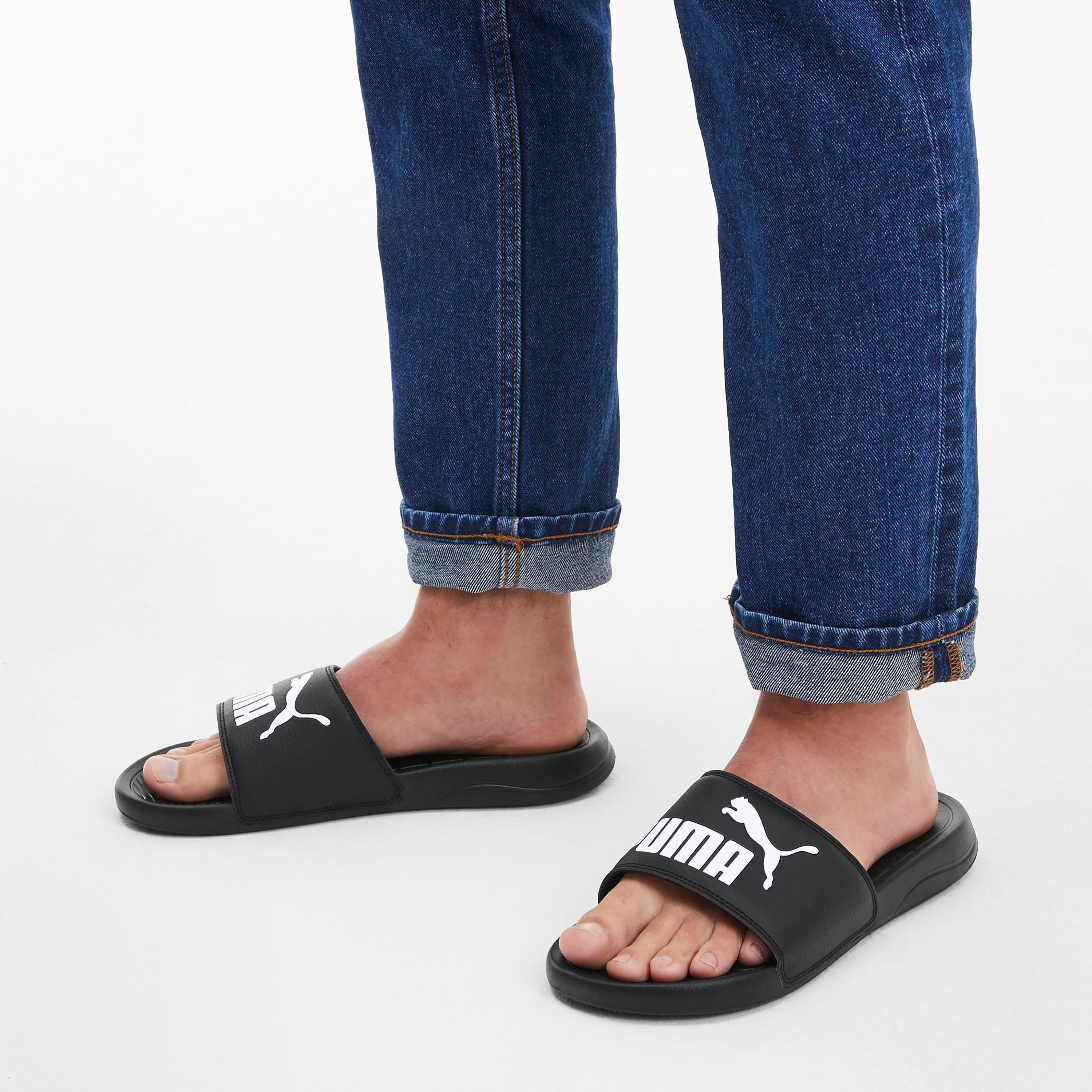 Mens puma popcat on sale slides