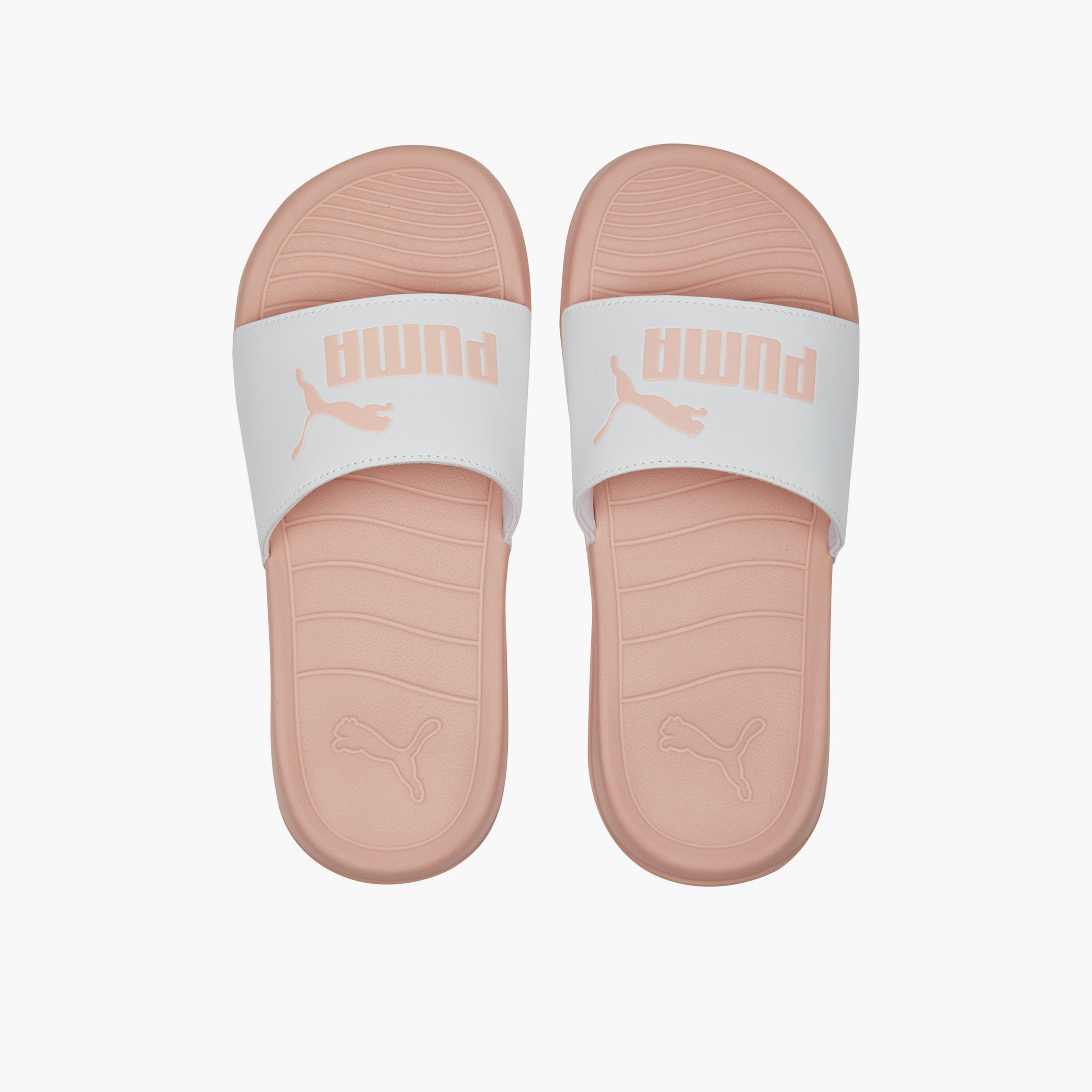 Puma Women Popcat 20 Logo Print Slides-women-shoes-flipflopsandslides-image-1