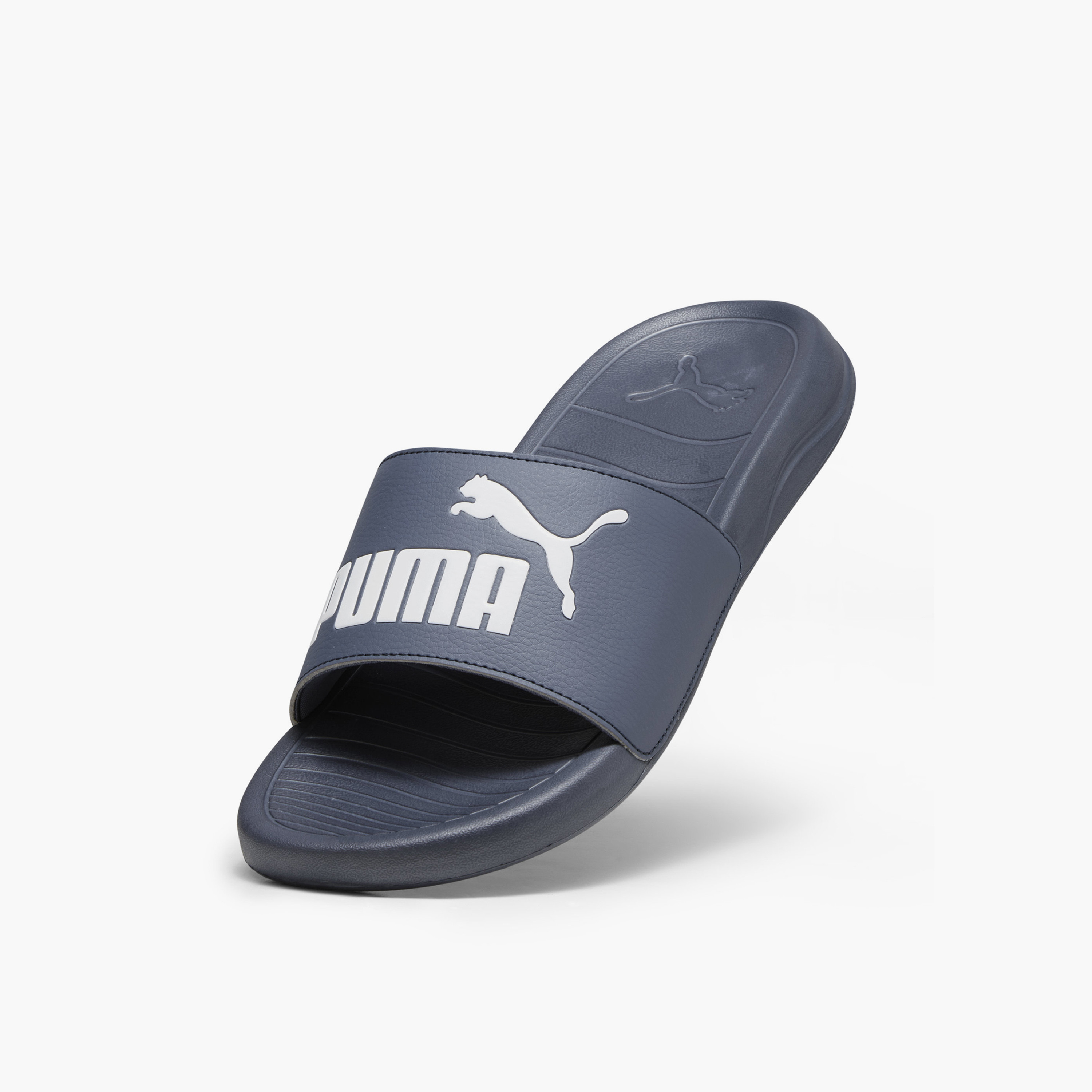 Puma Men Popcat 20 Logo Print Slides-sports-men-shoes-image-2