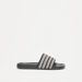Aqua Embellished Striped Slide Slippers-Women%27s Flip Flops & Beach Slippers-thumbnailMobile-2