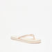 Aqua Embellished Slip-On Thong Slippers-Women%27s Flip Flops & Beach Slippers-thumbnailMobile-1