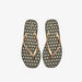 Aqua Monogram Print Thong Slippers-Women%27s Flip Flops & Beach Slippers-thumbnailMobile-0