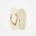 Aqua Monogram Print Thong Slippers-Women%27s Flip Flops & Beach Slippers-thumbnailMobile-4