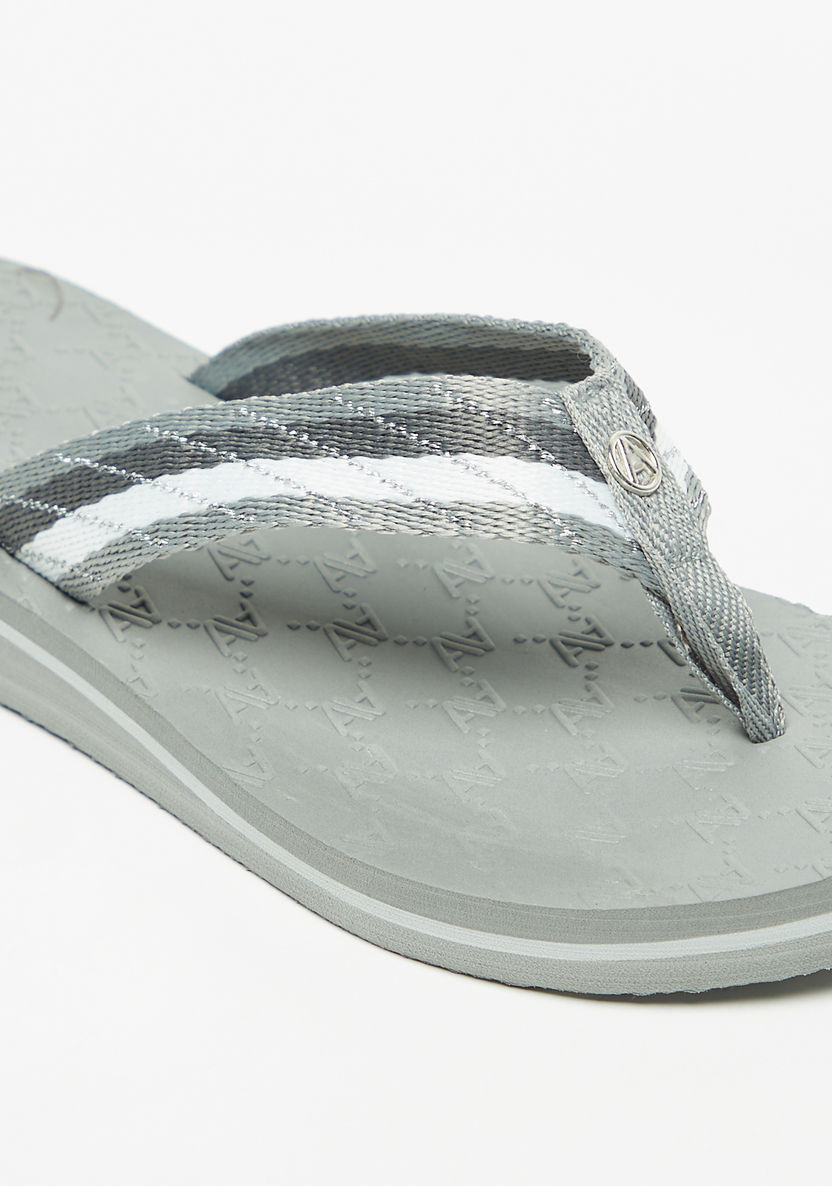 Aqua Textured Slip-On Flip Flops-Women%27s Flip Flops & Beach Slippers-image-4
