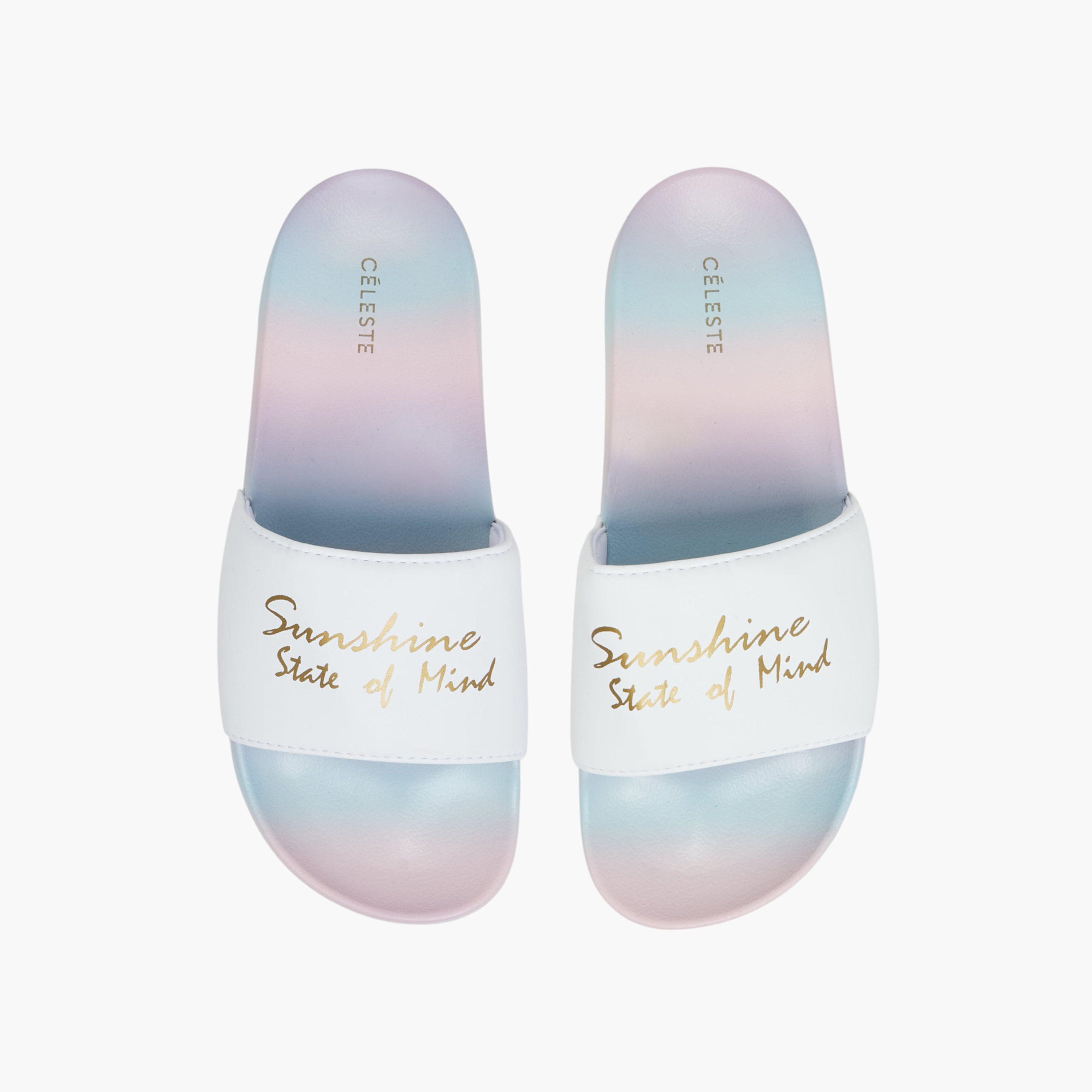 Celeste Women Slogan Print Slides-women-shoes-flipflopsandslides-image-1