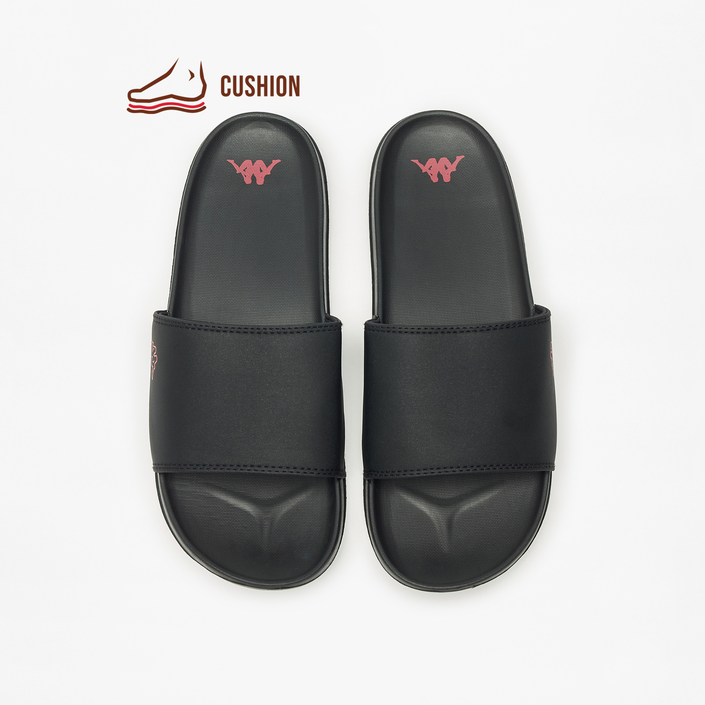 حذاء خفيف ببطانة وتفاصيل الشعار للرجال من كابا-men-shoes-flipflopsandslides-image-1