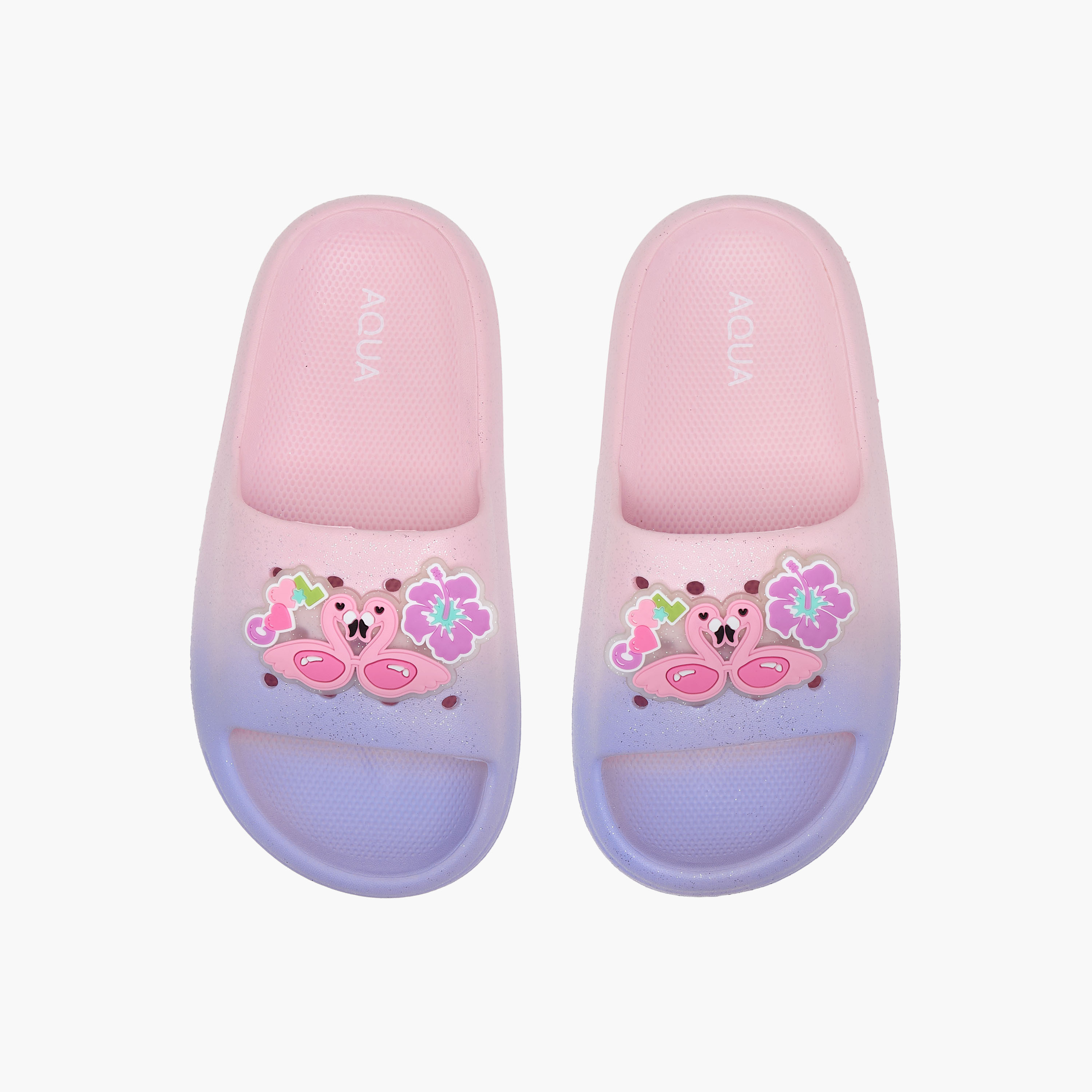 Aqua Jibbitz Accent Slip-On Slides-girls-shoes-flipflopsandslides-image-1