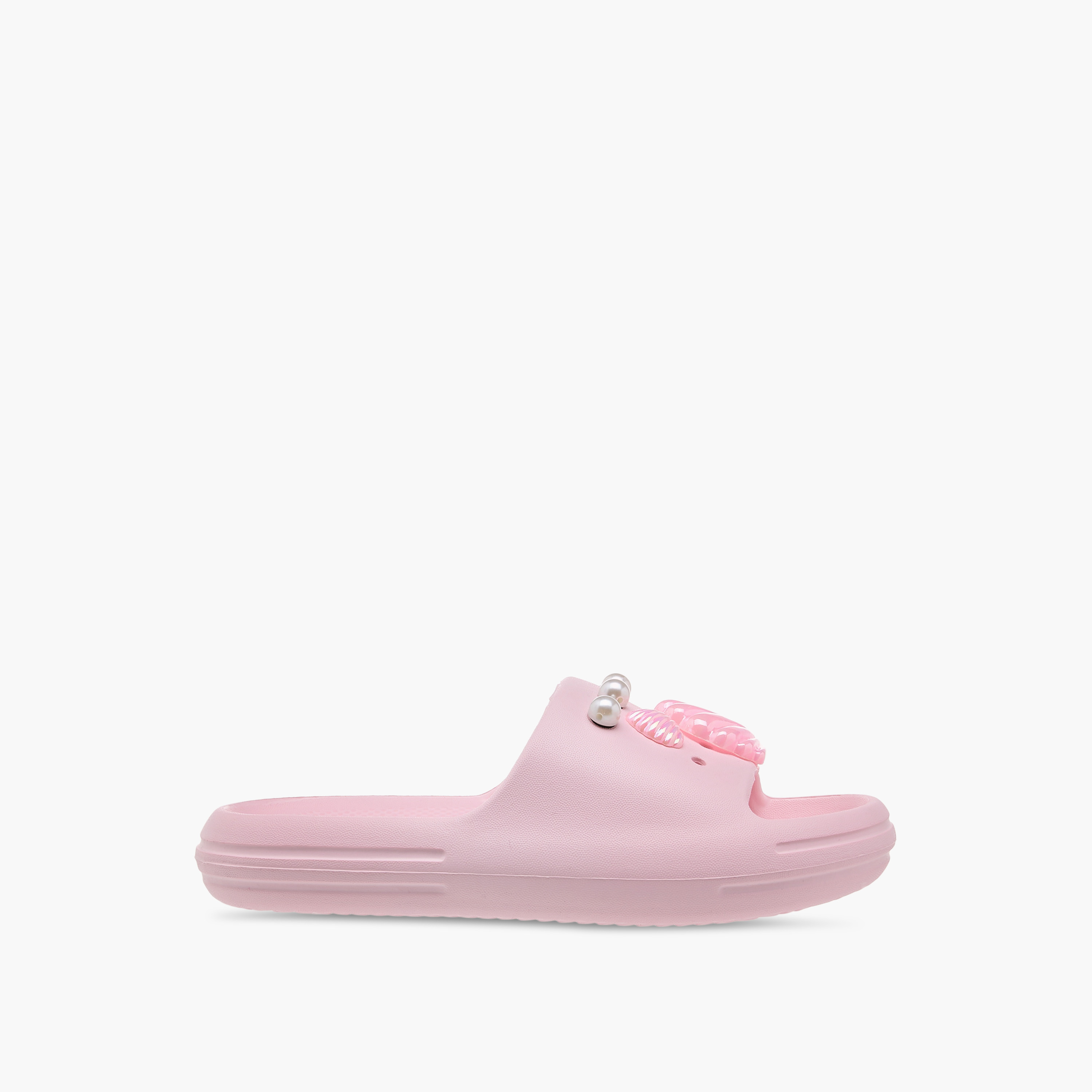 Aqua Pearl Embellished Slip-On Slides-girls-shoes-flipflopsandslides-image-2