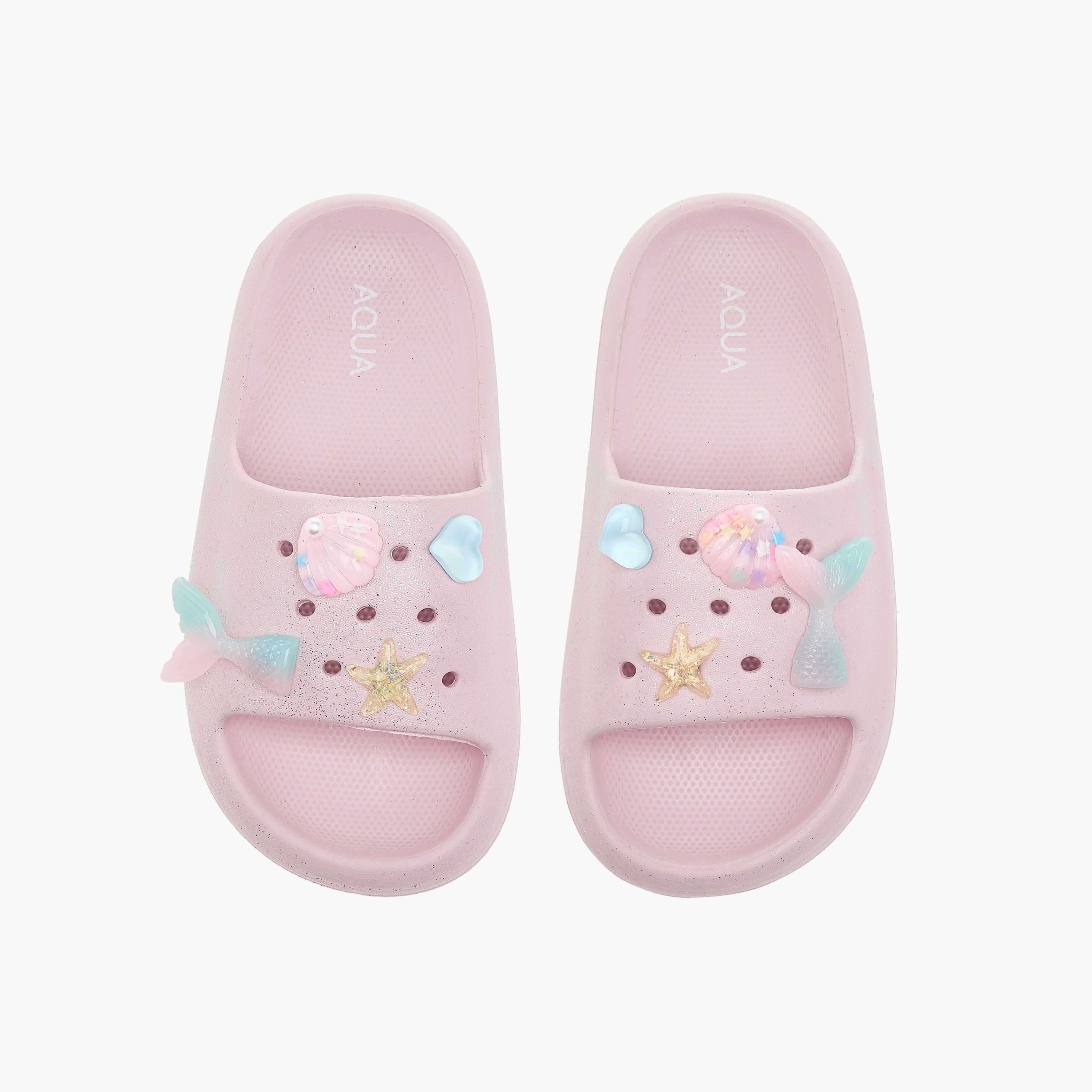 Aqua Girls' Accent Detail Clogs with Backstrap-girls-shoes-sandals-image-1