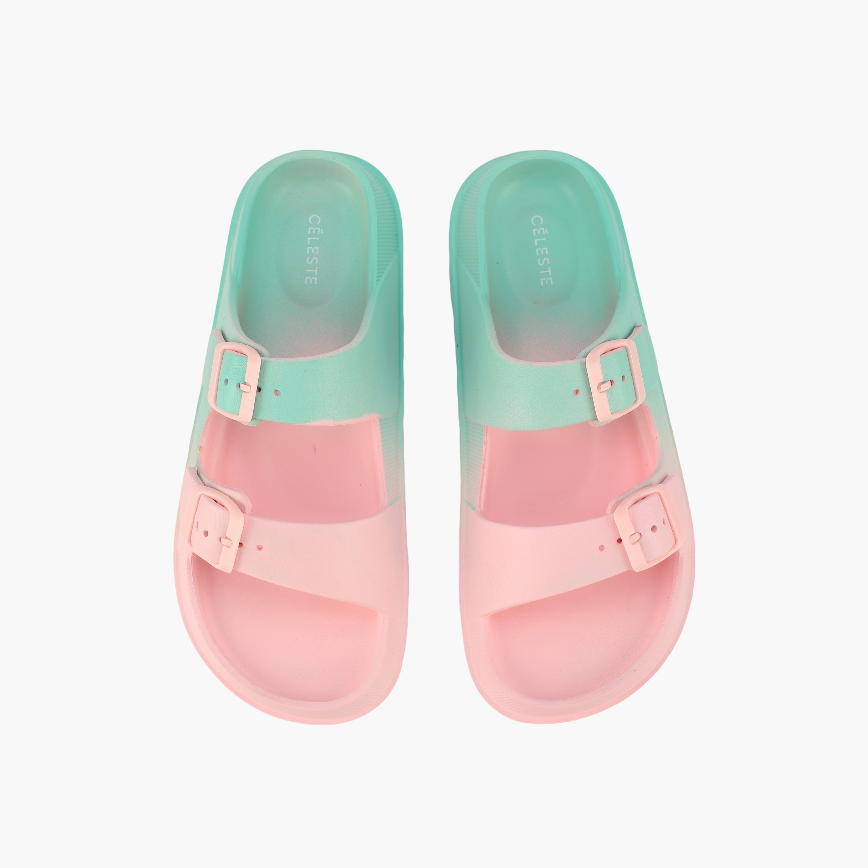 Celeste Women Ombre Buckle Detail Slides-women-shoes-flipflopsandslides-image-1
