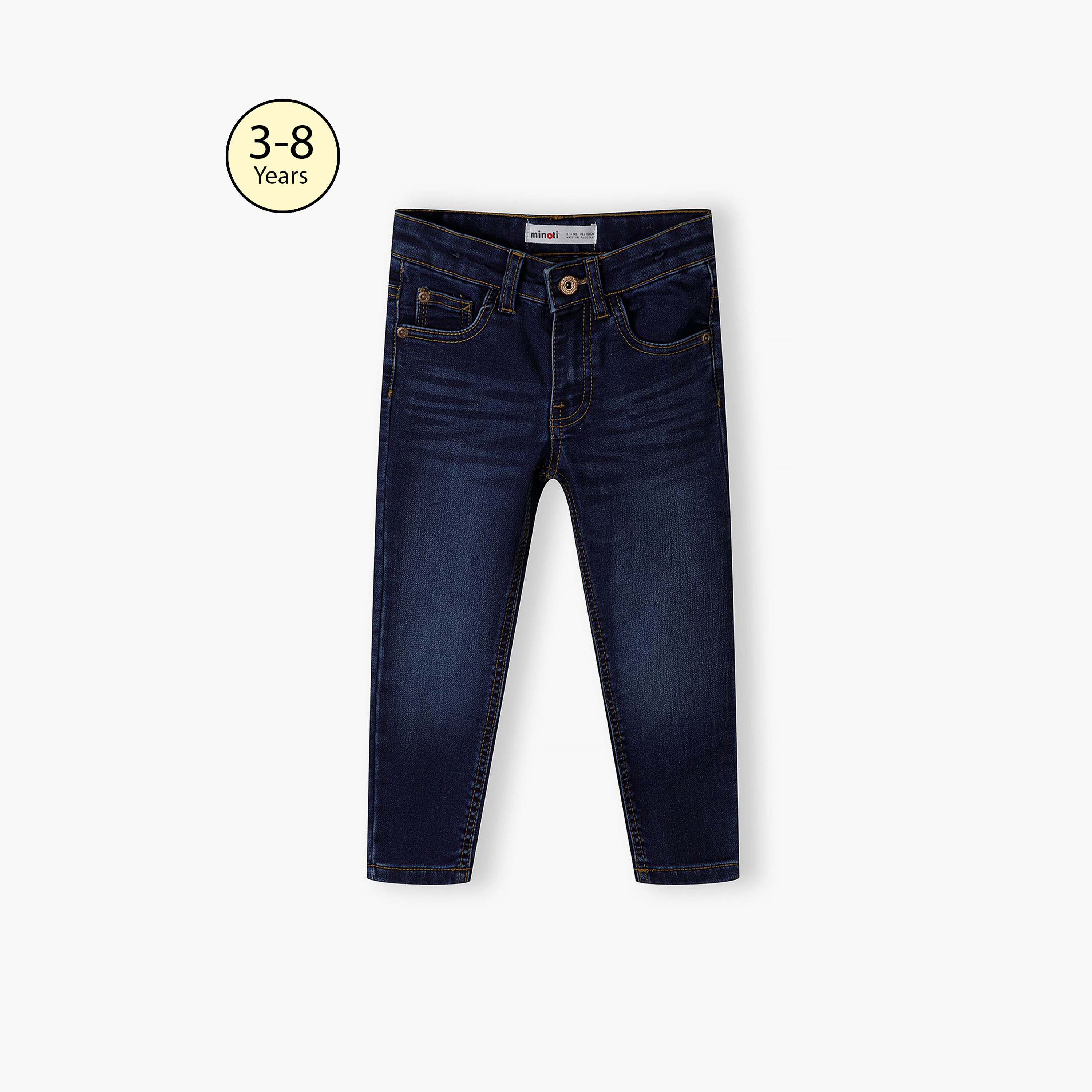 بنطال جينز دينم منسوج من مينوتي-boys-clothing-bottoms-jeans-image-1