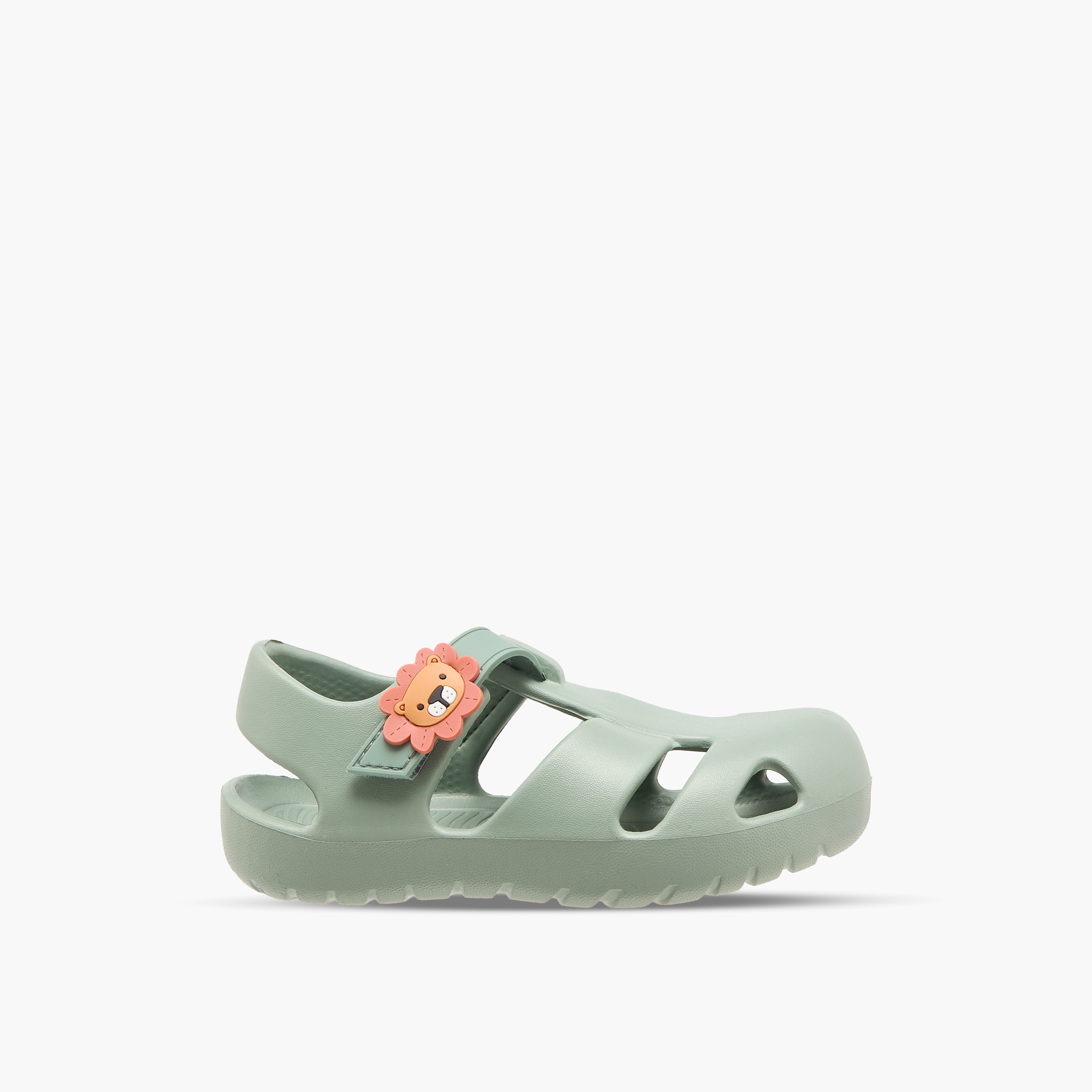 Aqua Boys Lion Accent Hook & Loop Fisherman Sandals-boys-shoes-sandals-image-3