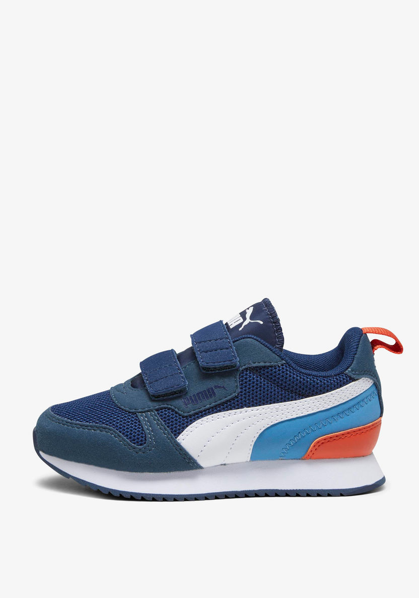 Puma Boys' Panelled Trainers with Hook and Loop Closure-Boy%27s Sports Shoes-image-2
