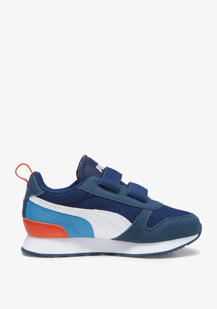 Puma Boys' Panelled Trainers with Hook and Loop Closure-Boy%27s Sports Shoes-image-4