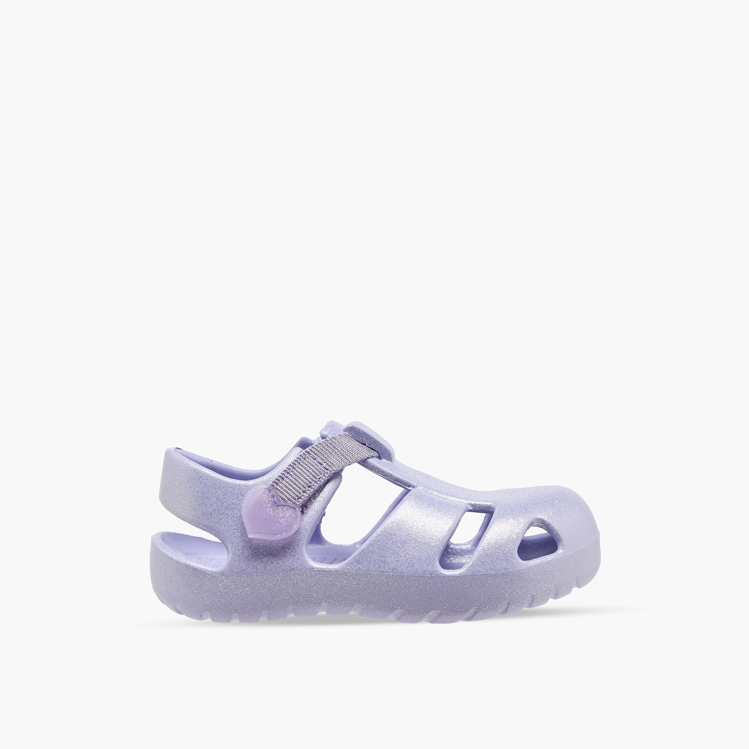 Aqua Girls Heart Applique Hook & Loop Fisherman Sandals-girls-shoes-sandals-image-3