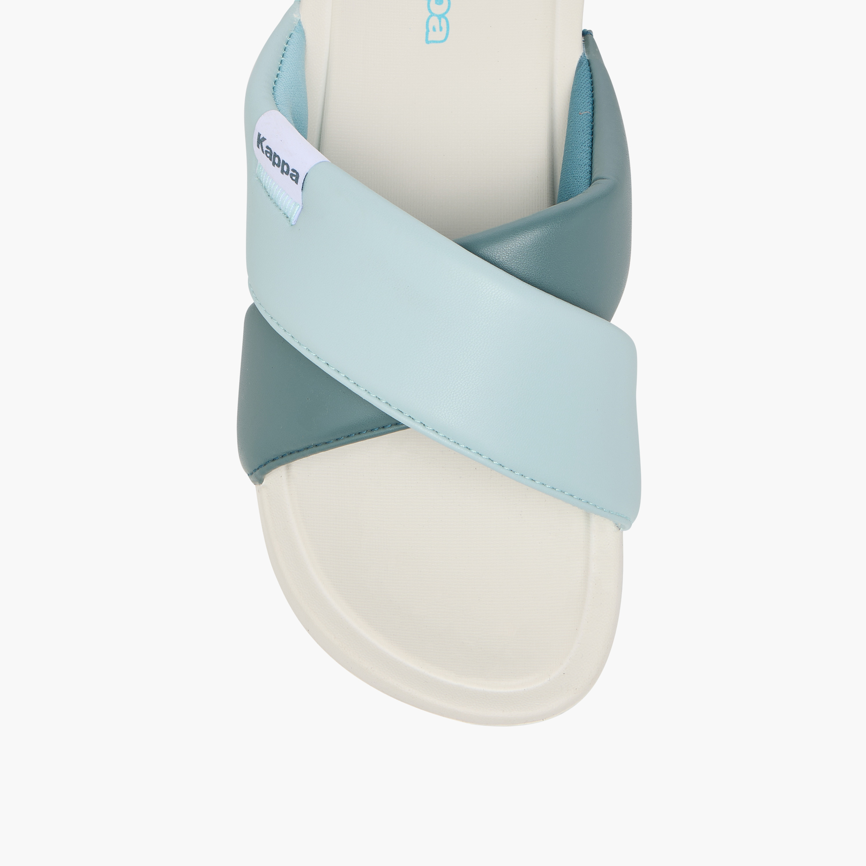 Kappa Women's Colourblock Criss Cross Slip-On Sandals-women-shoes-flipflopsandslides-image-3