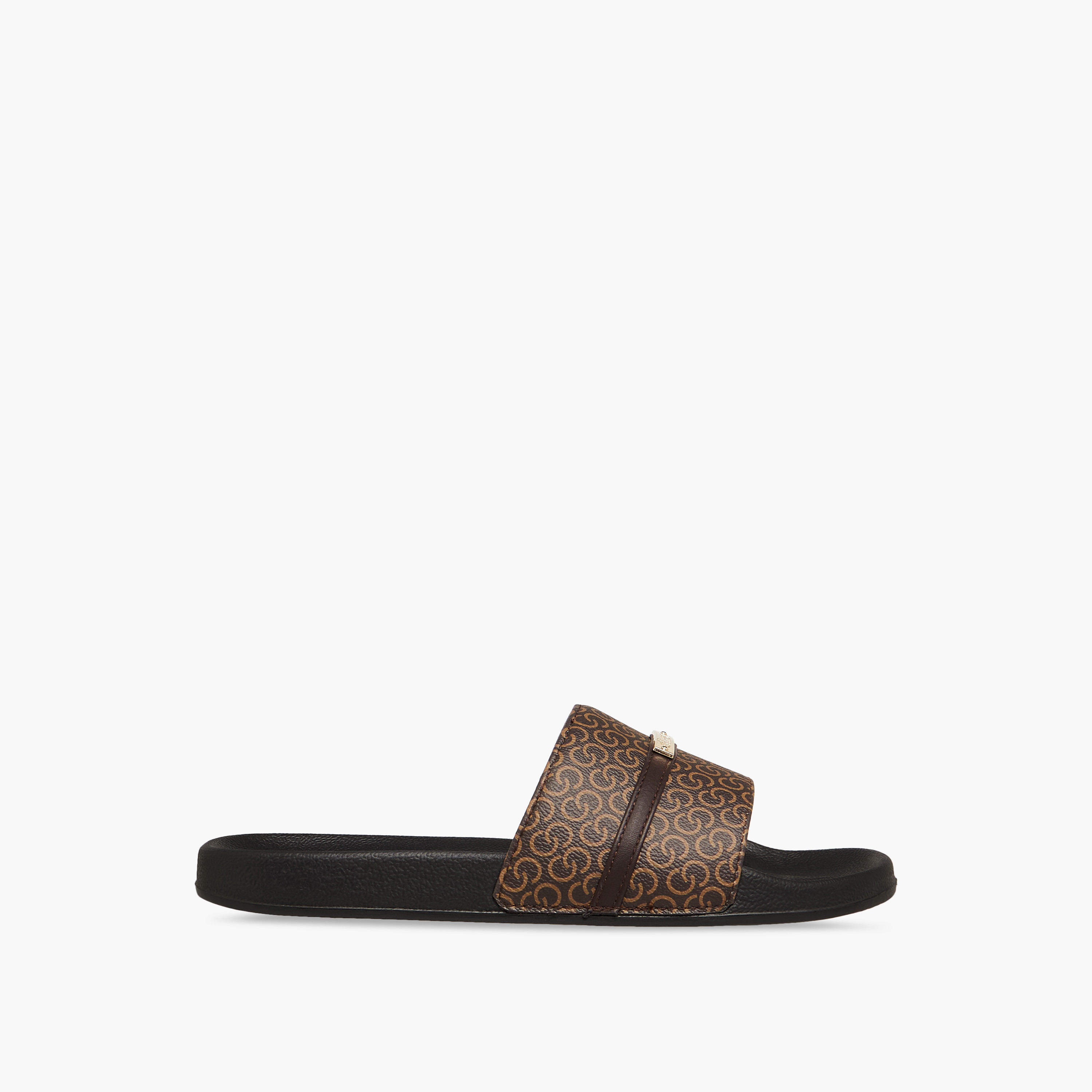 Celeste Women's Monogram Print Slip-On Slides-women-shoes-flipflopsandslides-image-2