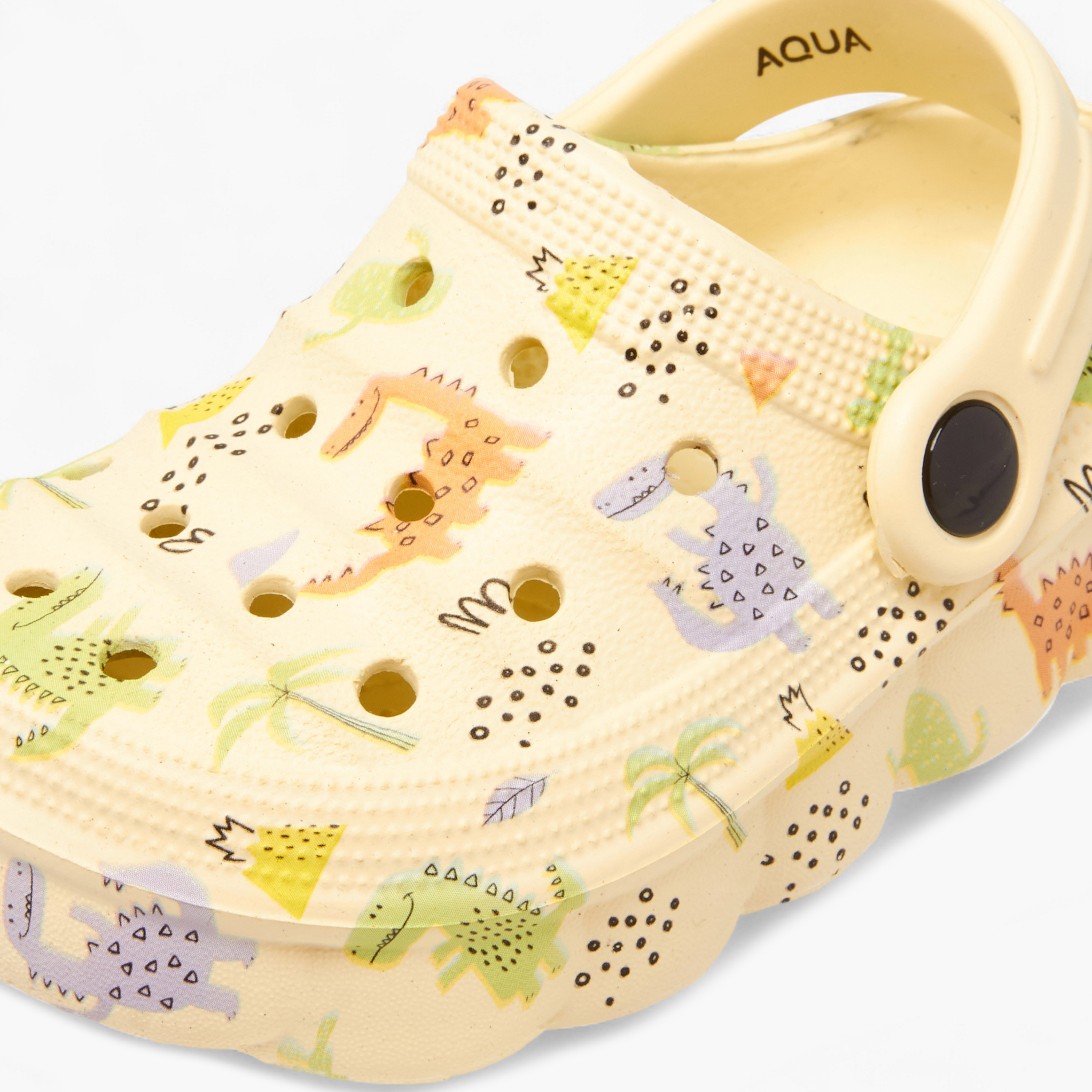 Aqua Boys Printed Clogs-boys-shoes-sandals-image-4