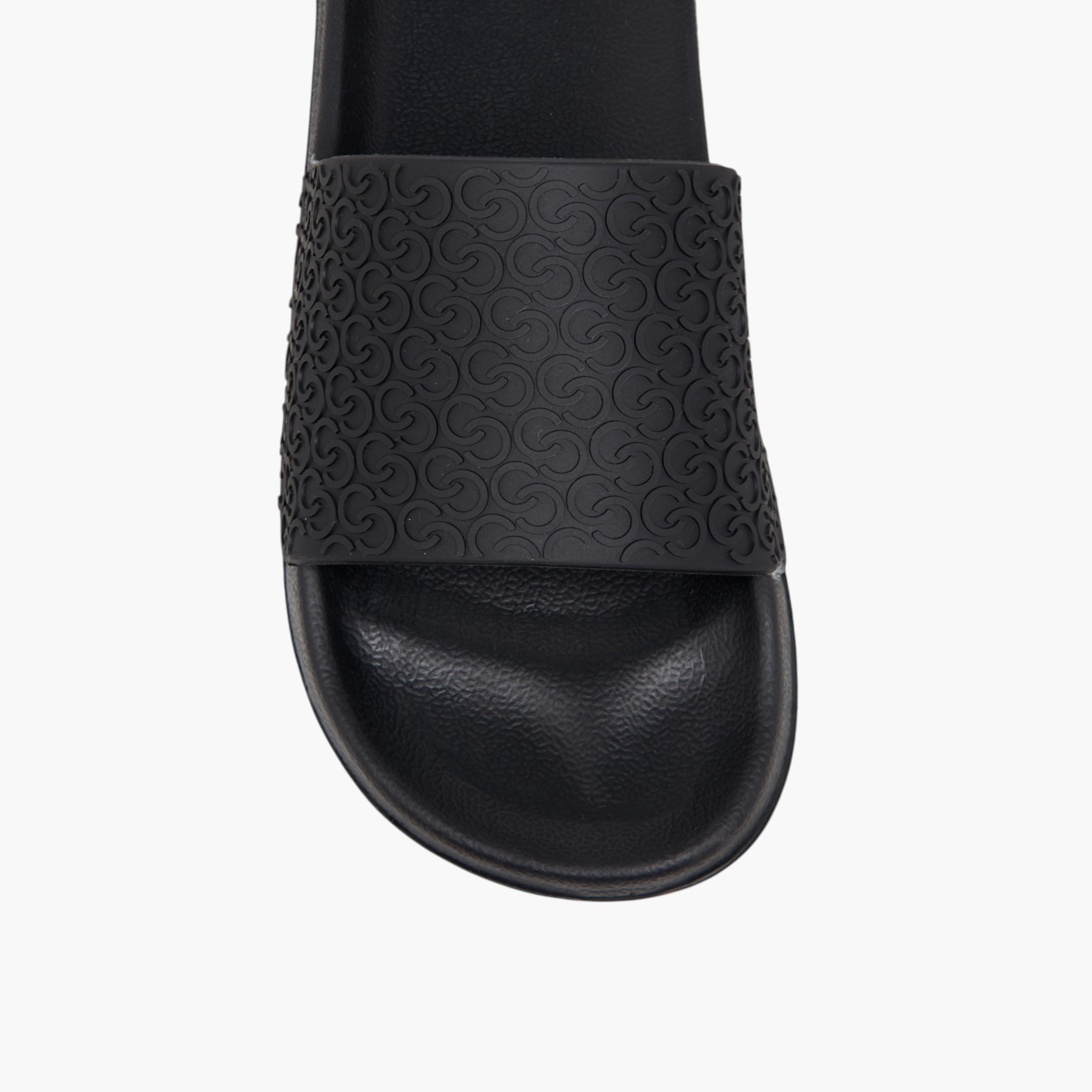 Celeste Women's Monogram Embossed Slide Slippers-women-shoes-flipflopsandslides-image-3