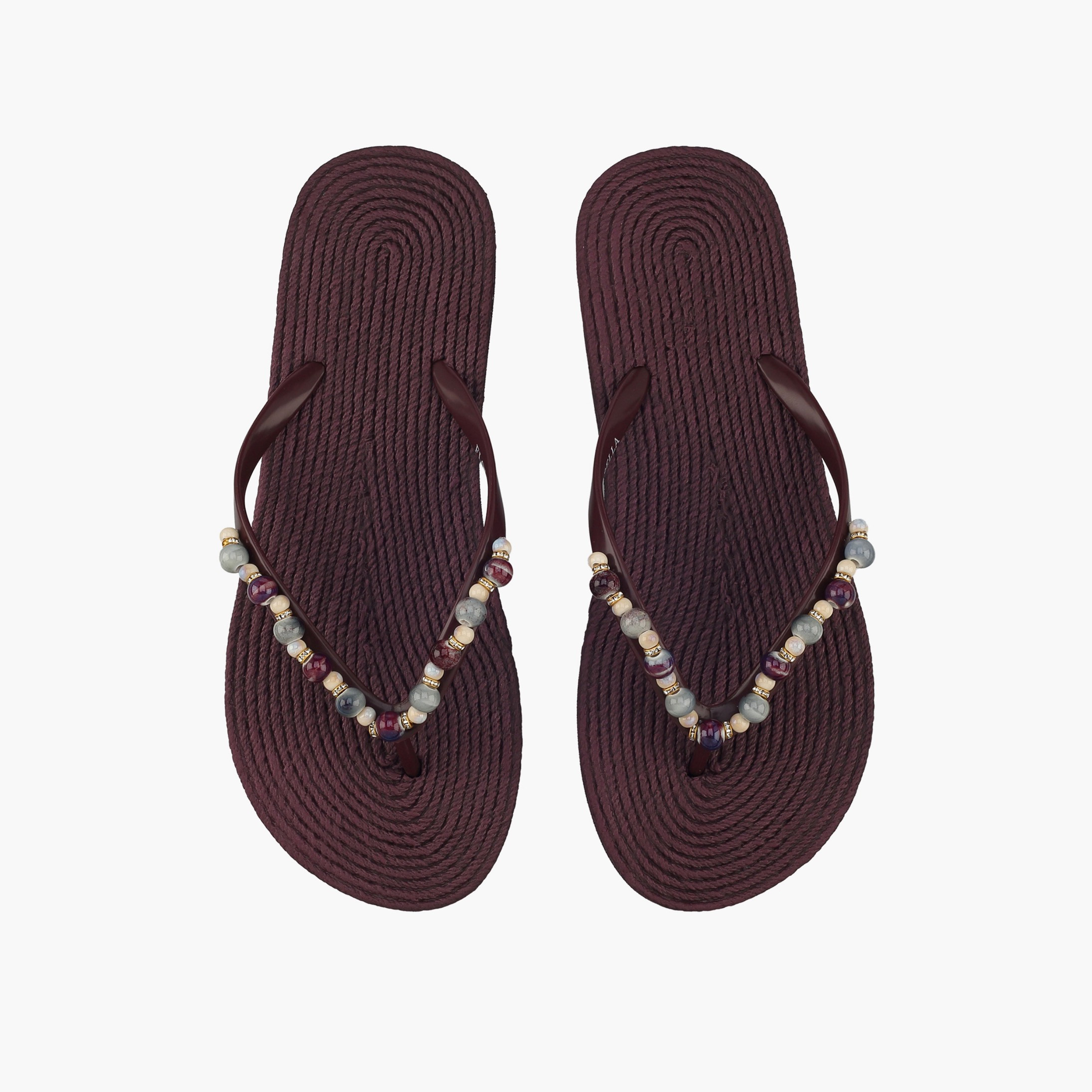 شبشب مزين بالخرز للنساء من فلورا بيلا-women-shoes-flipflopsandslides-image-1