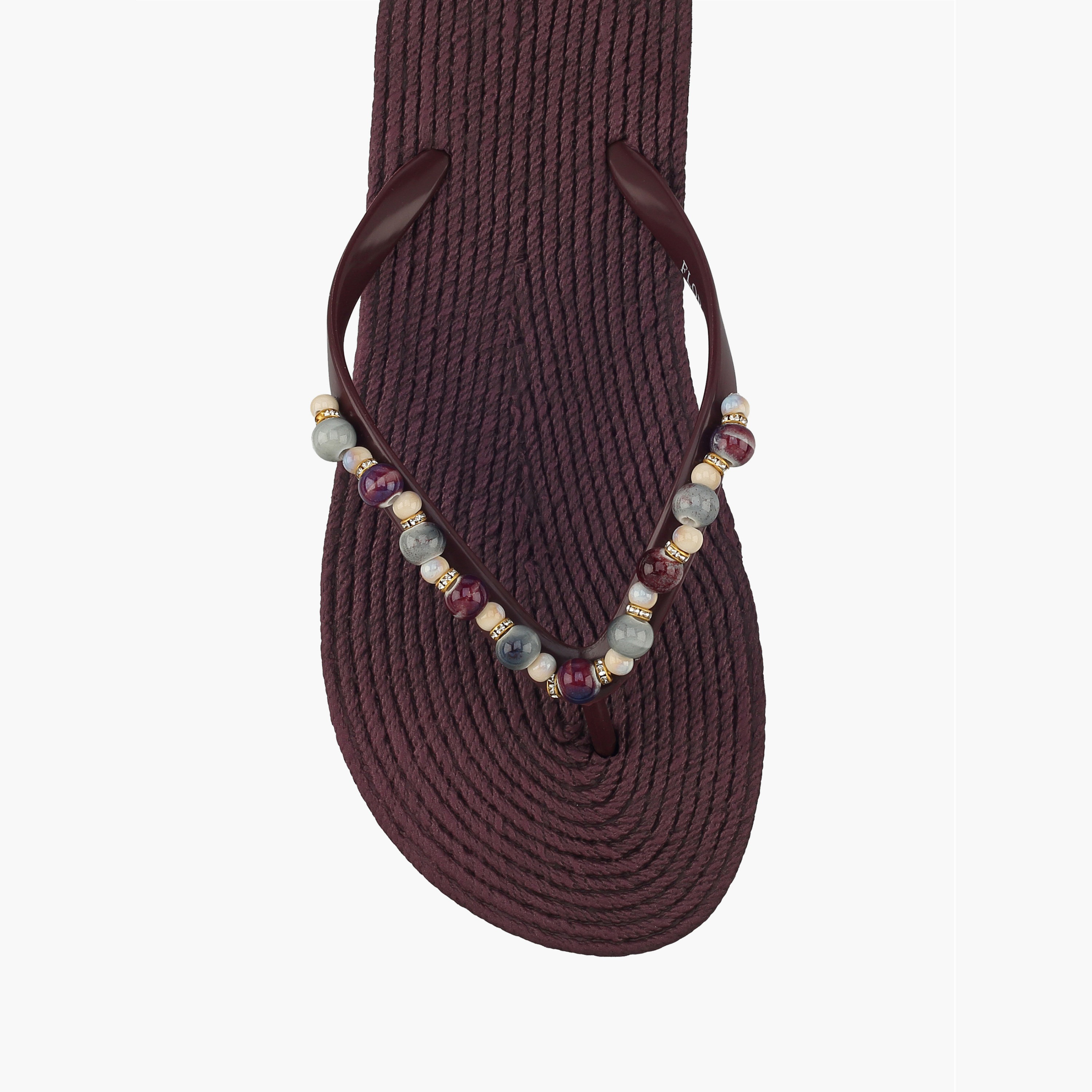 شبشب مزين بالخرز للنساء من فلورا بيلا-women-shoes-flipflopsandslides-image-3