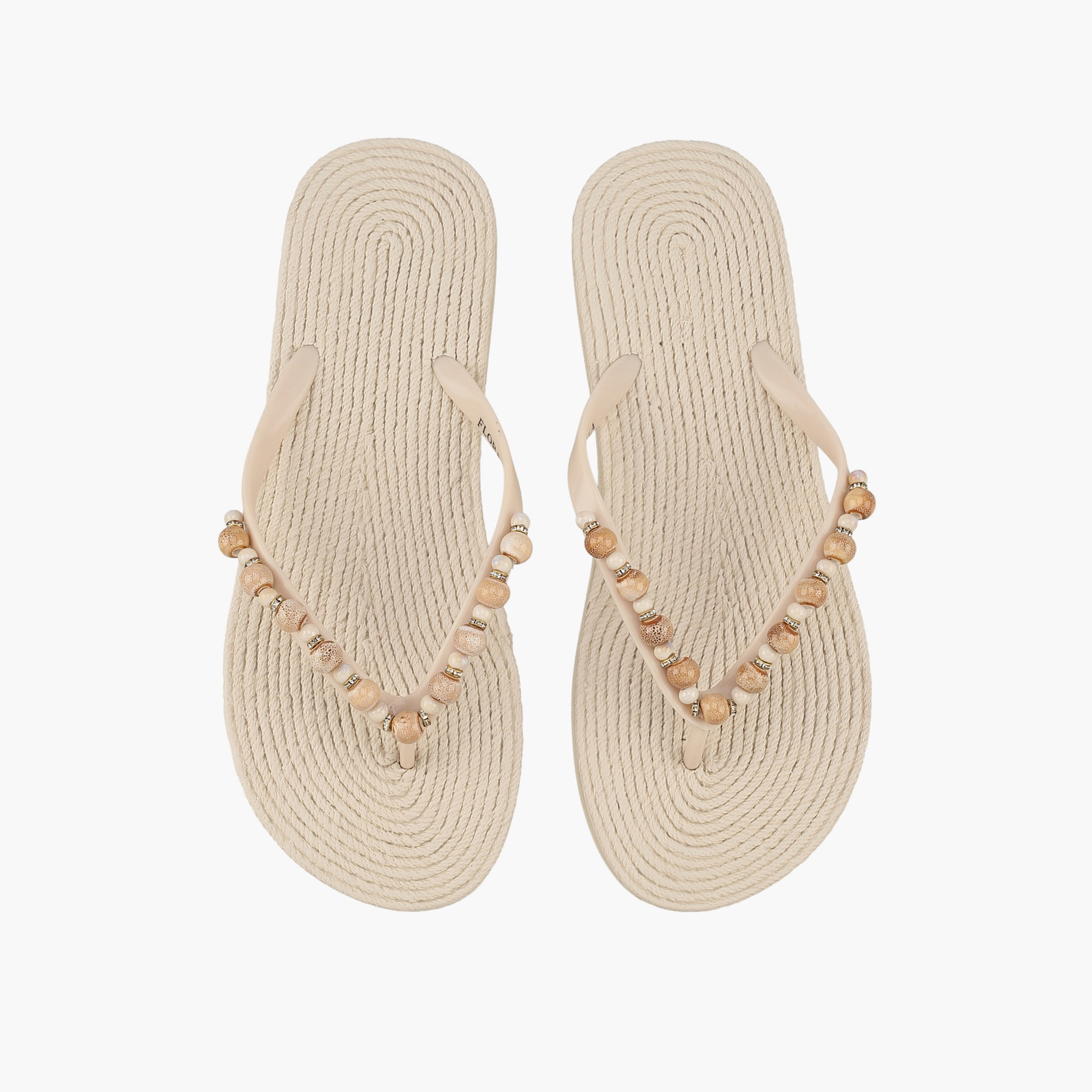 شبشب مزين بالخرز للنساء من فلورا بيلا-women-shoes-flipflopsandslides-image-1