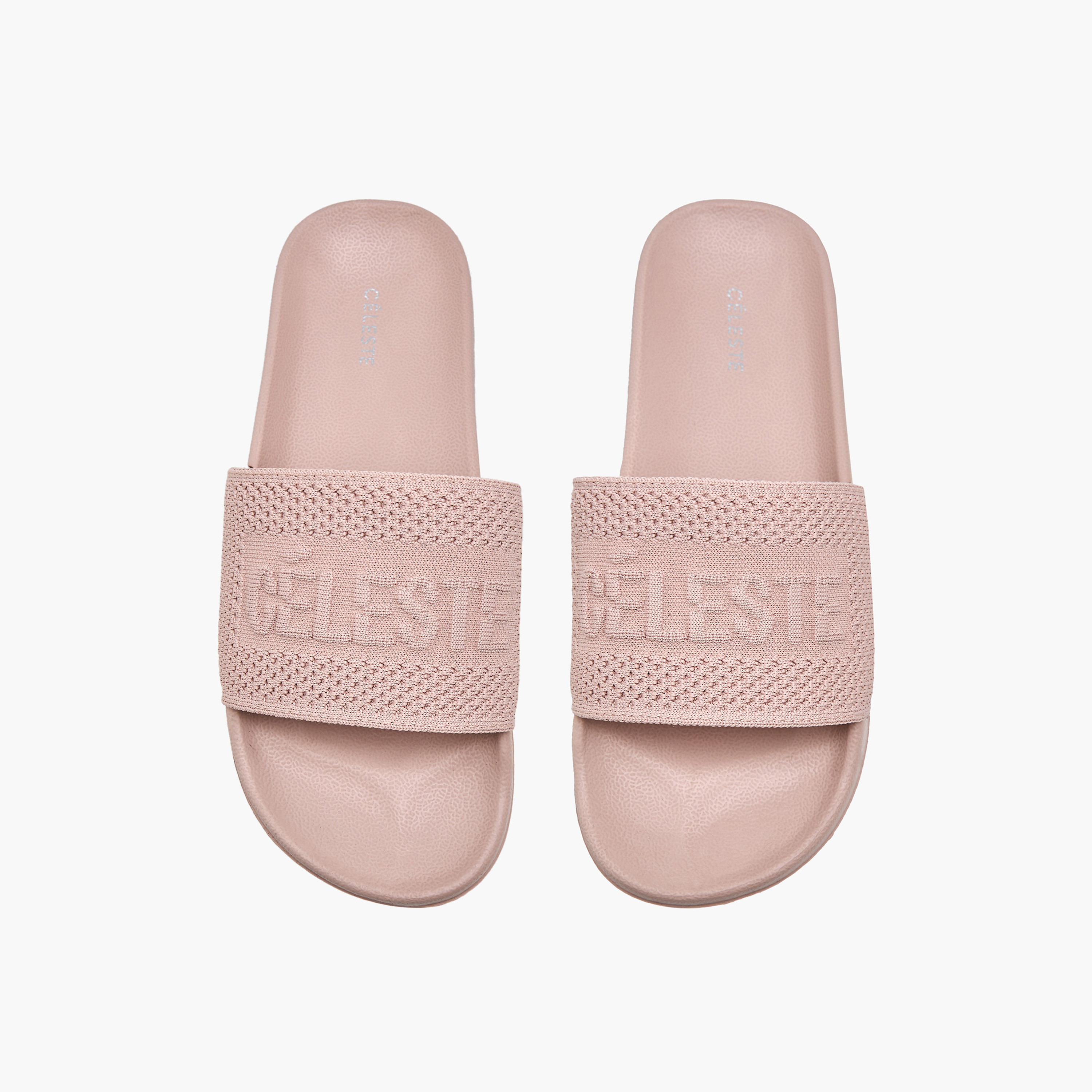 Celeste Women Logo Textured Slides-women-shoes-flipflopsandslides-image-1