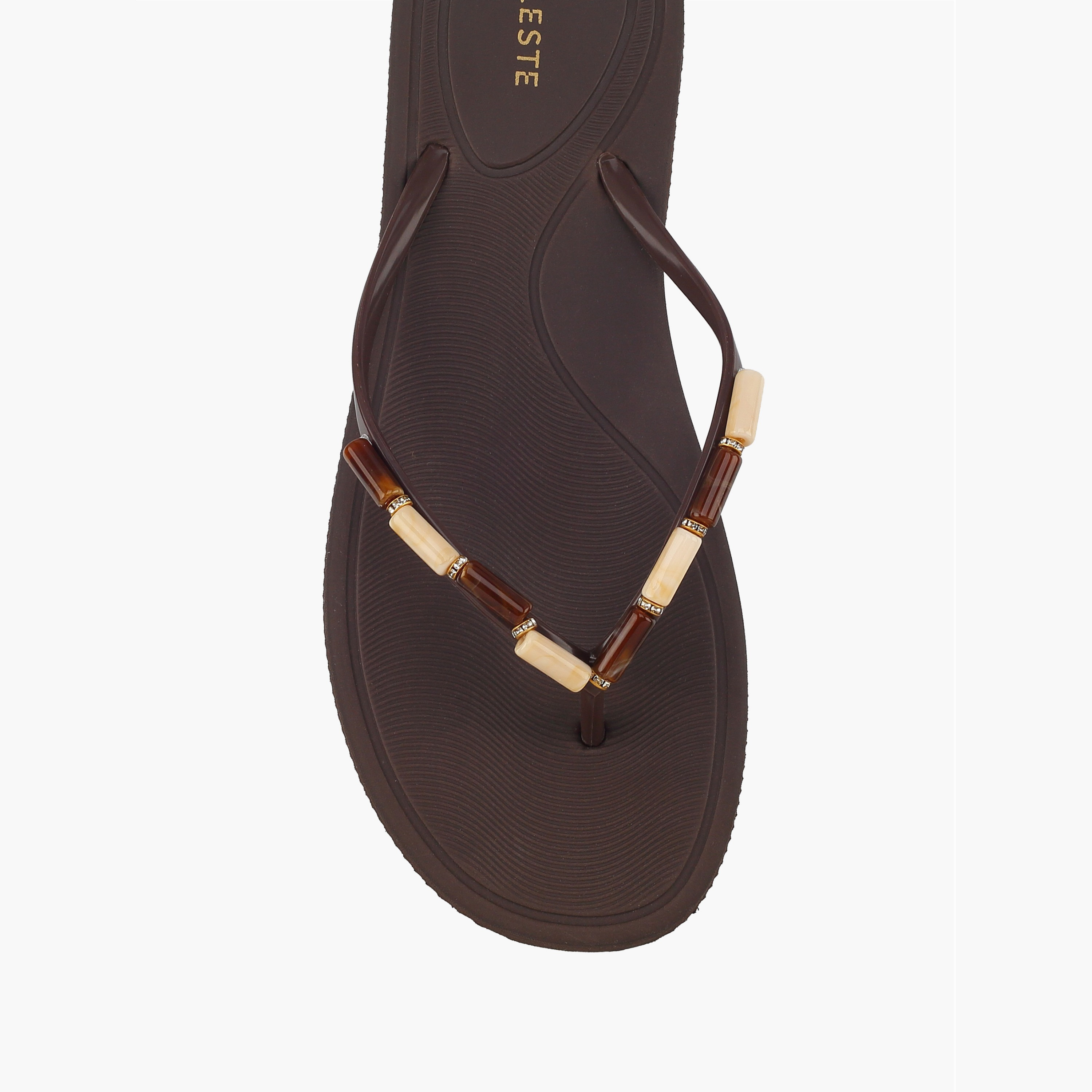 شبشب نسائي مزين بالخرز من سيليست-women-shoes-flipflopsandslides-image-3