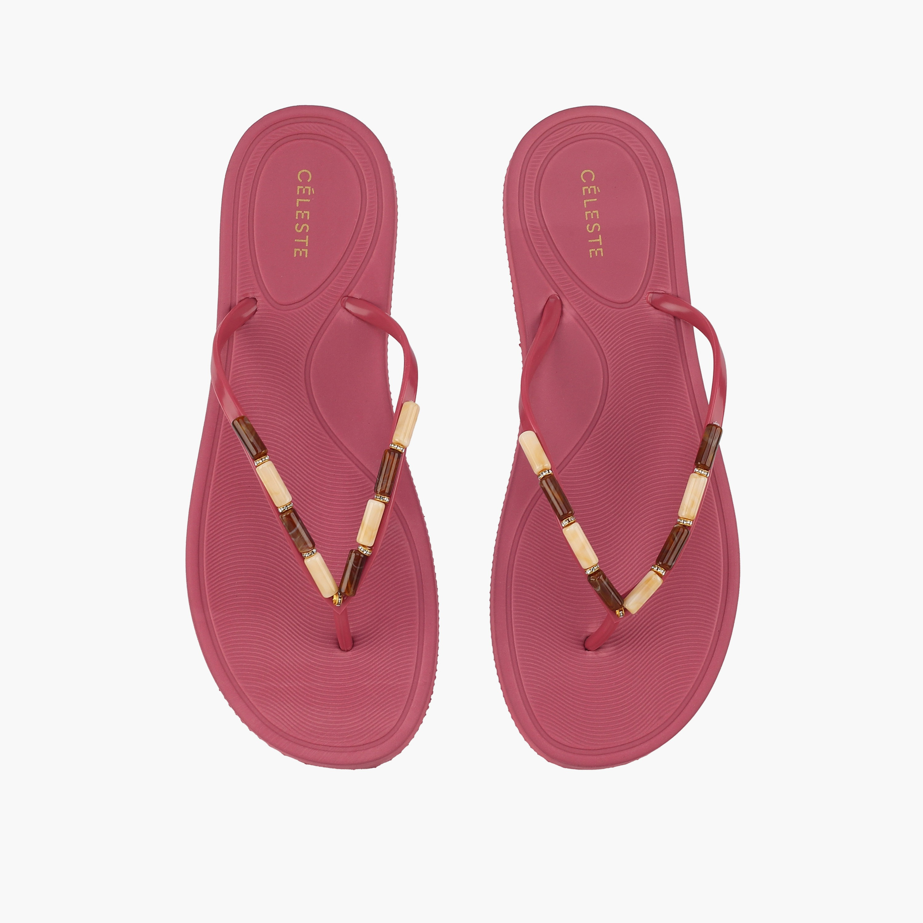 شبشب نسائي مزين بالخرز من سيليست-women-shoes-flipflopsandslides-image-1