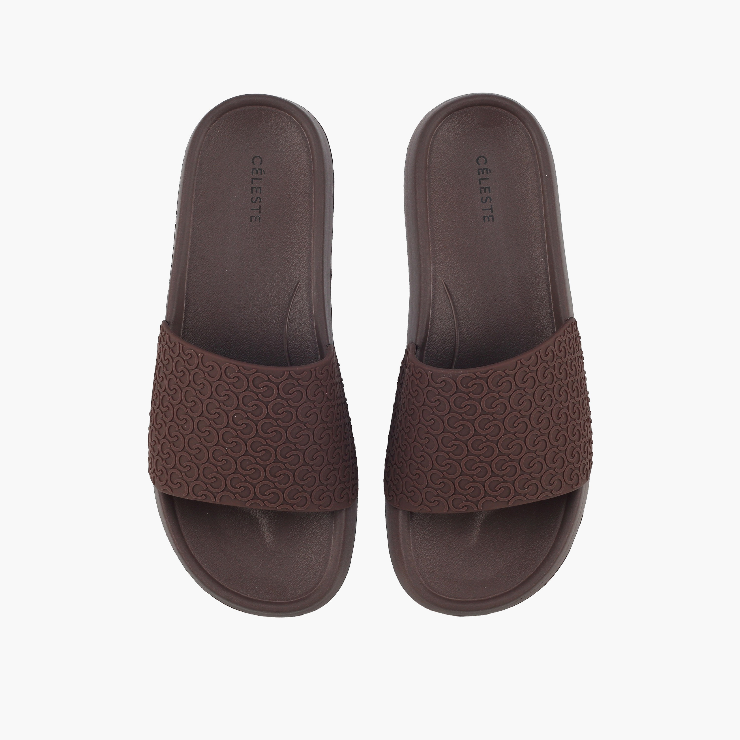 Celeste Women Monogram Textured Slides-women-shoes-flipflopsandslides-image-1