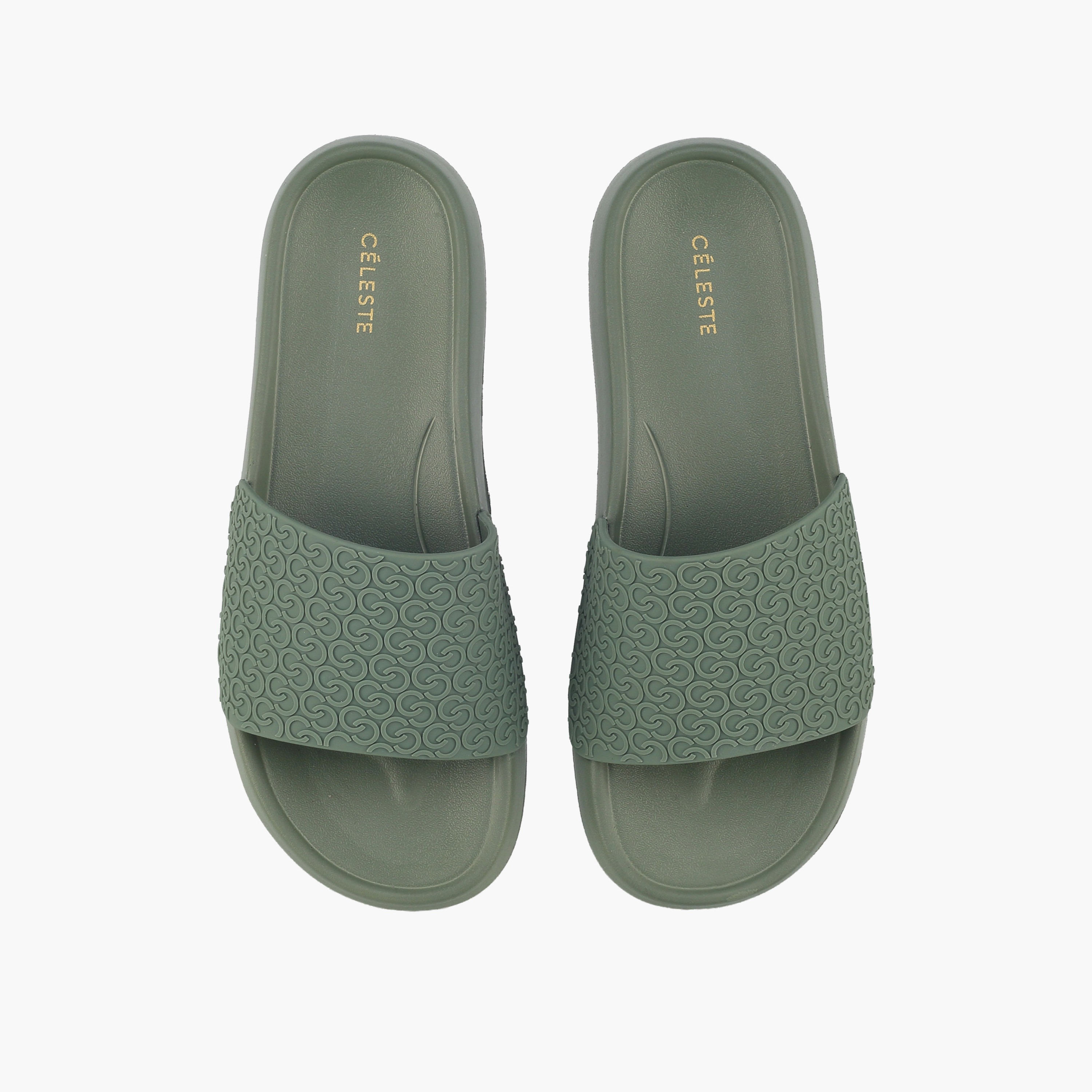 Celeste Women Monogram Textured Slides-women-shoes-flipflopsandslides-image-1