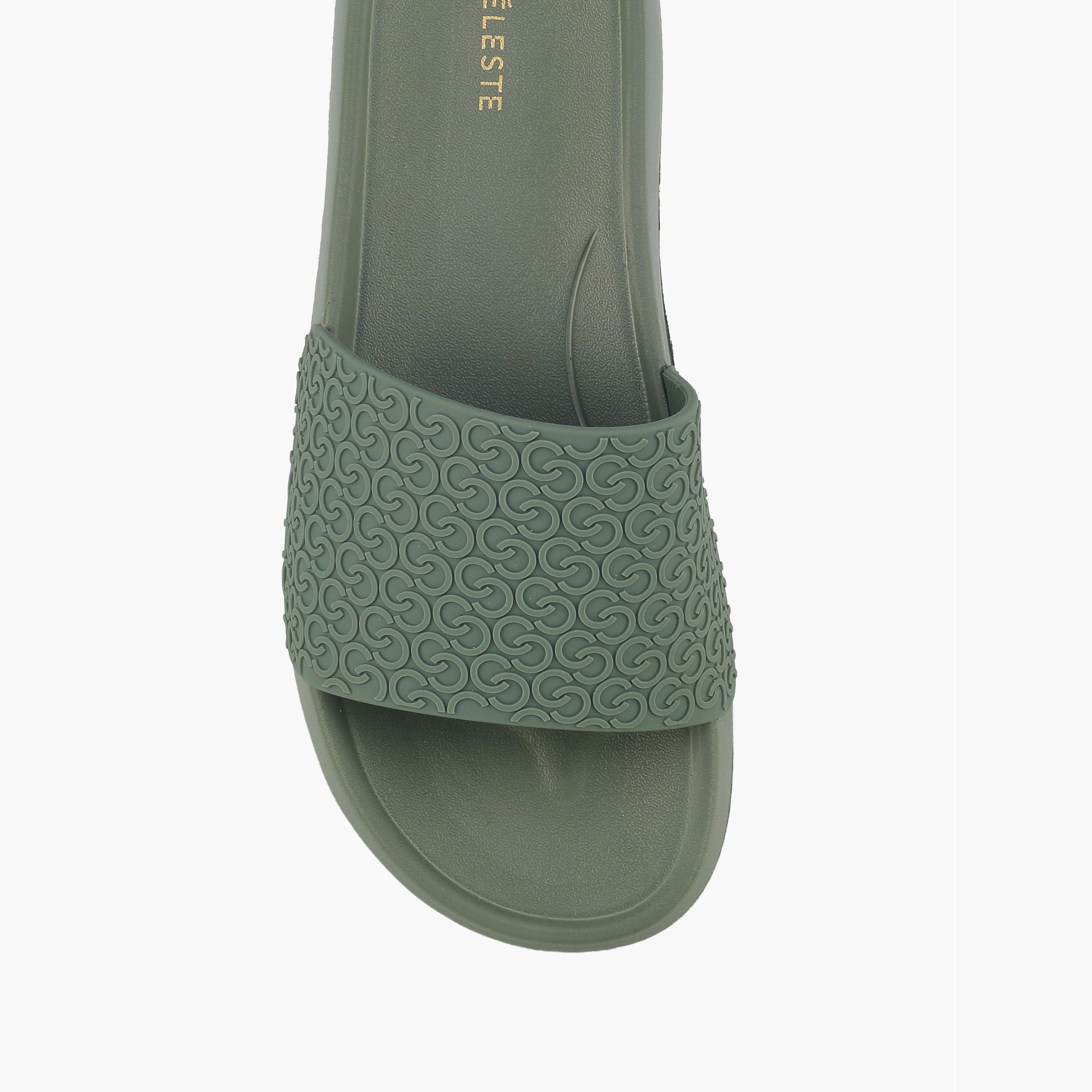 Celeste Women Monogram Textured Slides-women-shoes-flipflopsandslides-image-3