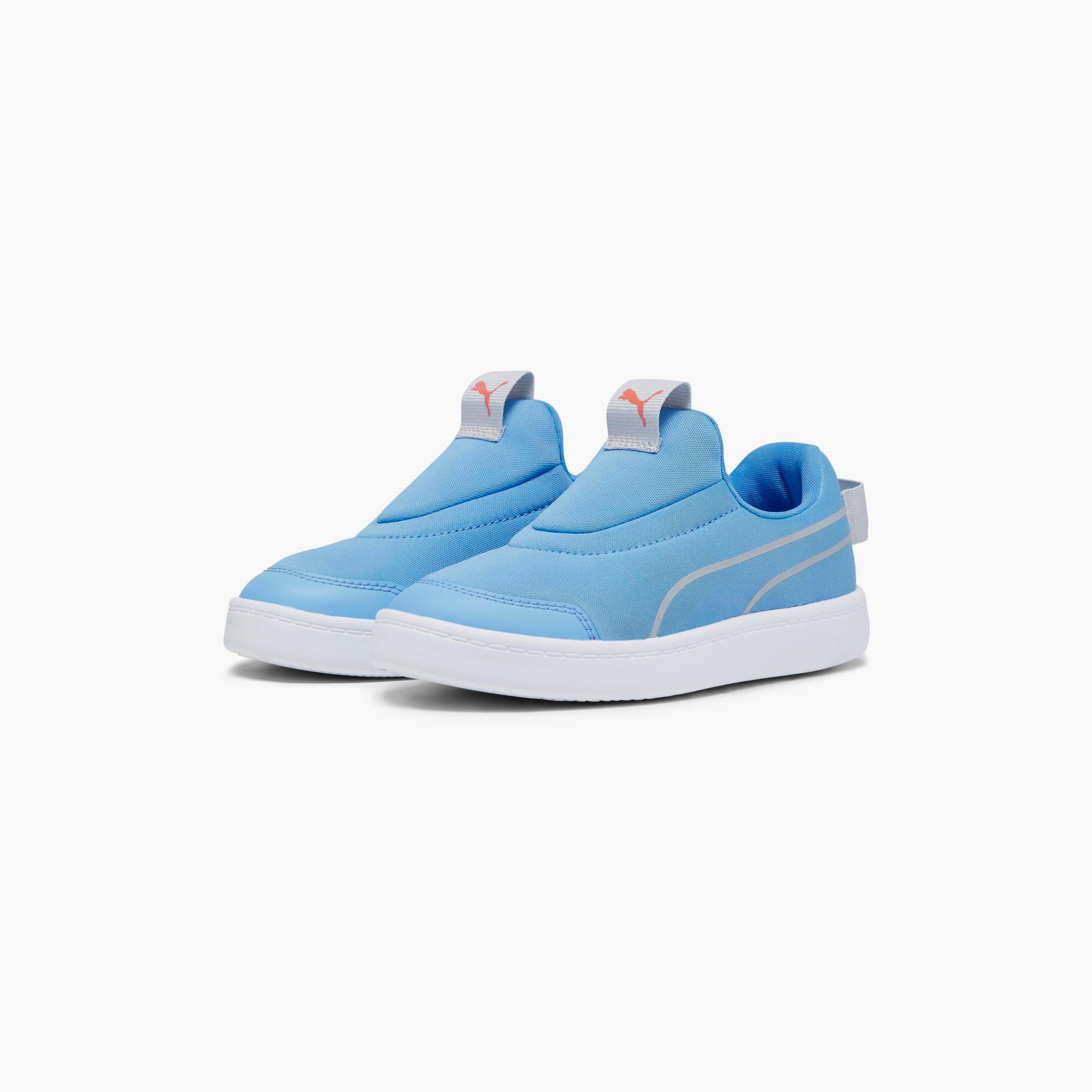 Puma Courtflex V2 Slip On Kids Sneakers | 374858-sports-boys-shoes-image-1