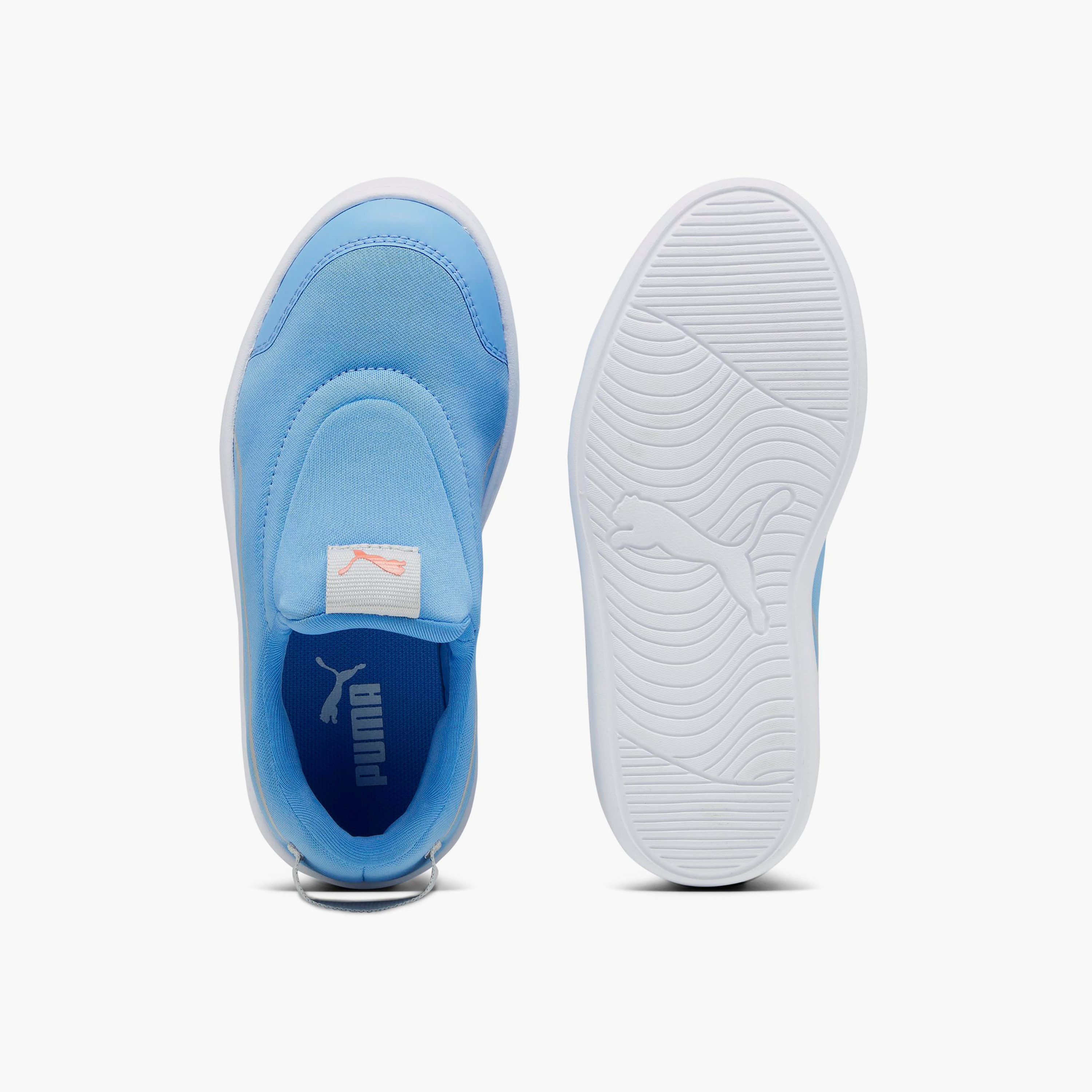 Puma Courtflex V2 Slip On Kids Sneakers | 374858-sports-boys-shoes-image-4