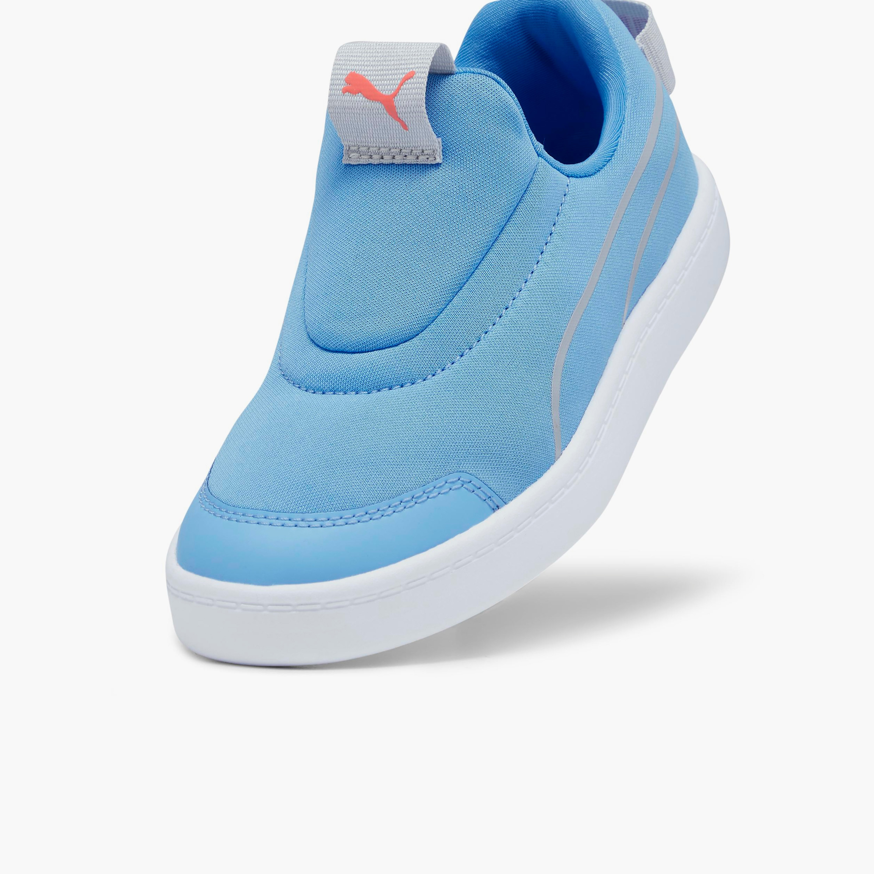 Puma Courtflex V2 Slip On Kids Sneakers | 374858-sports-boys-shoes-image-6
