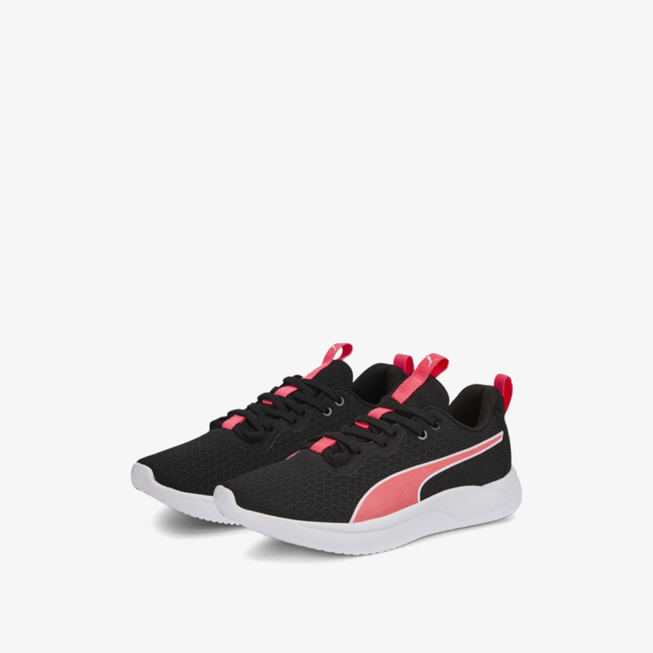 Textured lace up store running shoes puma