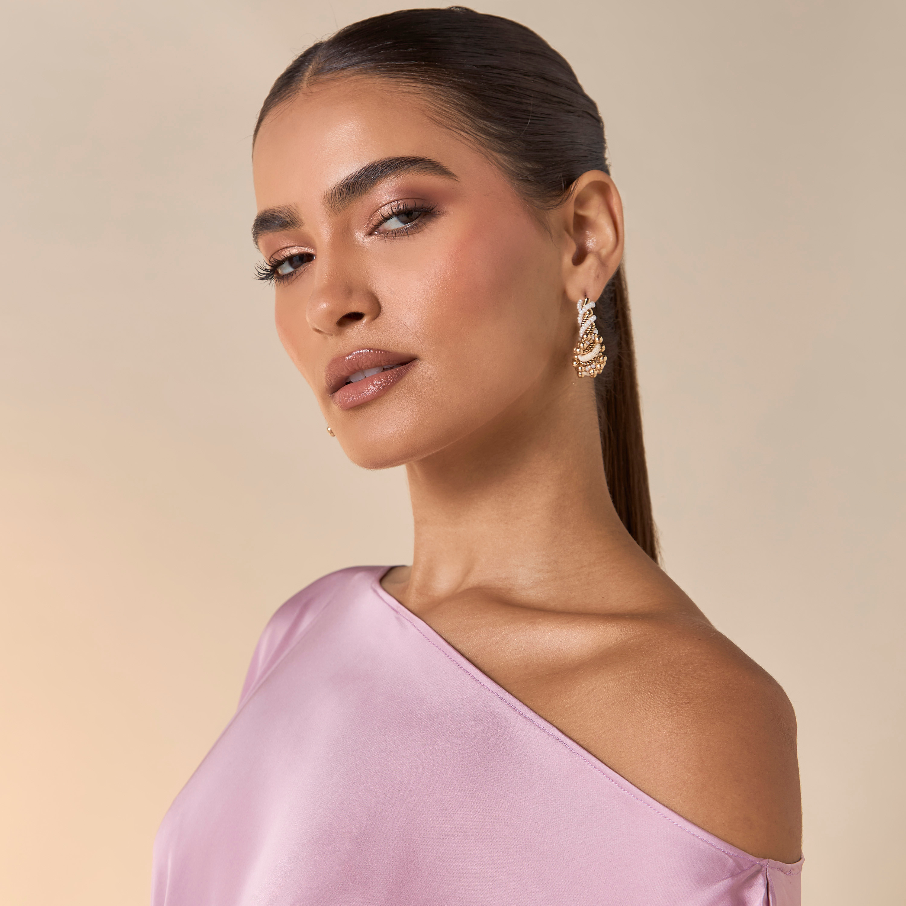 Golden Apple Solid Off Shoulder Top and Wrap Skirt Set-women-clothing-coordsets-image-6