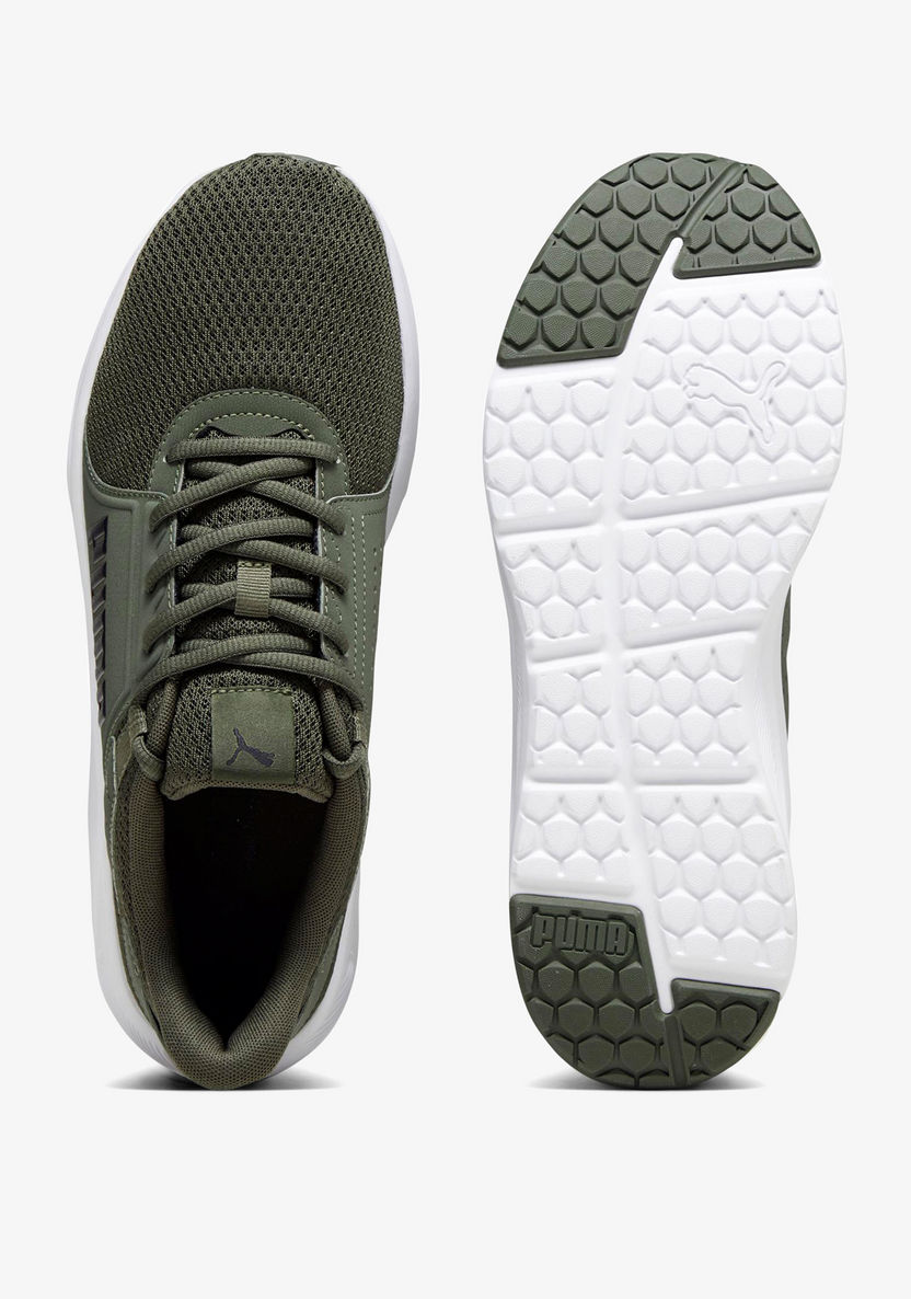 Puma Men's Textured Trainer Shoes with Lace-Up Closure-Men%27s Sports Shoes-image-2