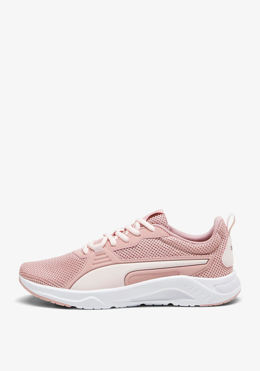 Puma Women's Textured Trainers with Lace-Up Closure-Women%27s Sports Shoes-image-2