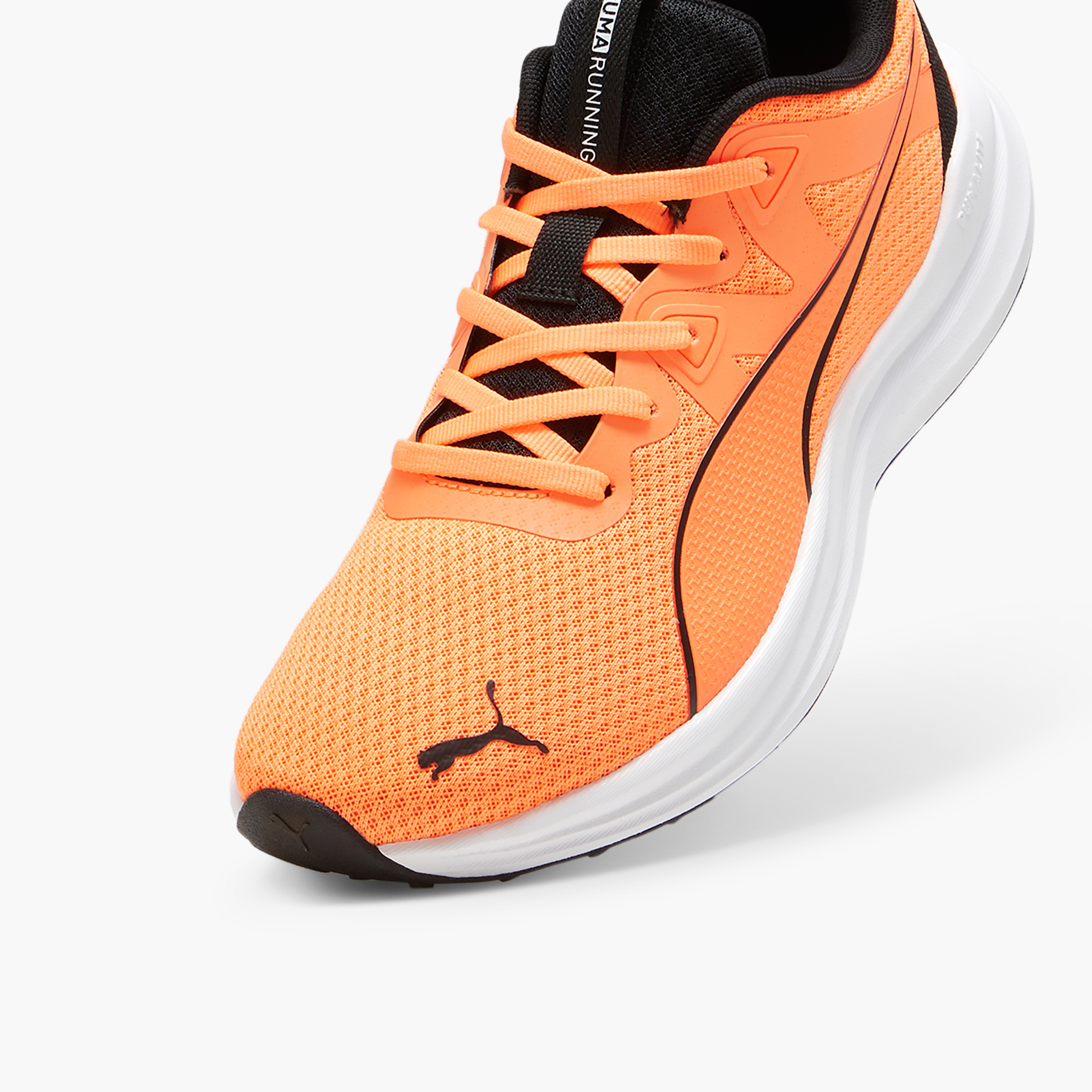 Neon orange puma shoes on sale