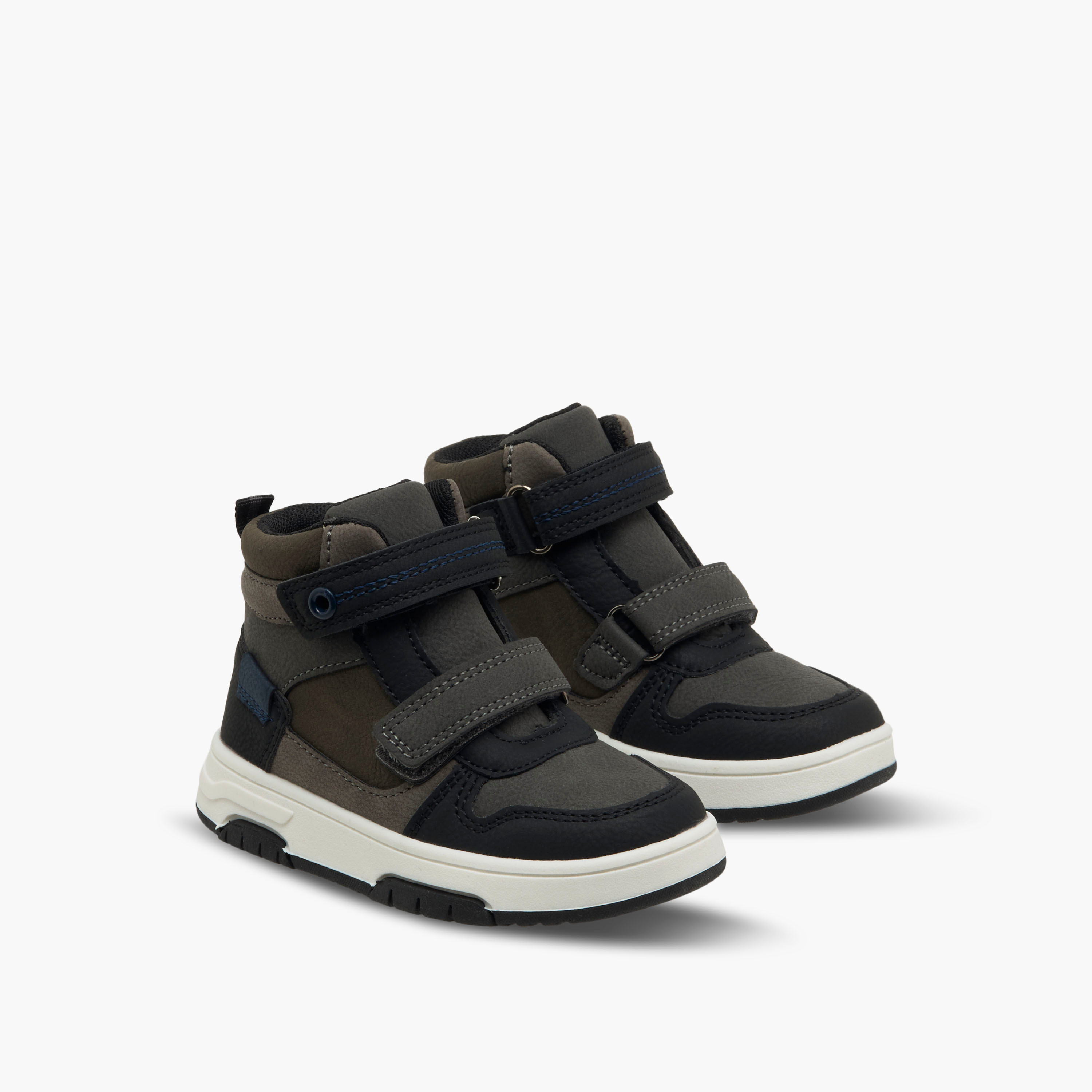 LBL by Shoexpress Boys Panelled High Cut Sneakers-boys-shoes-sneakers-image-1