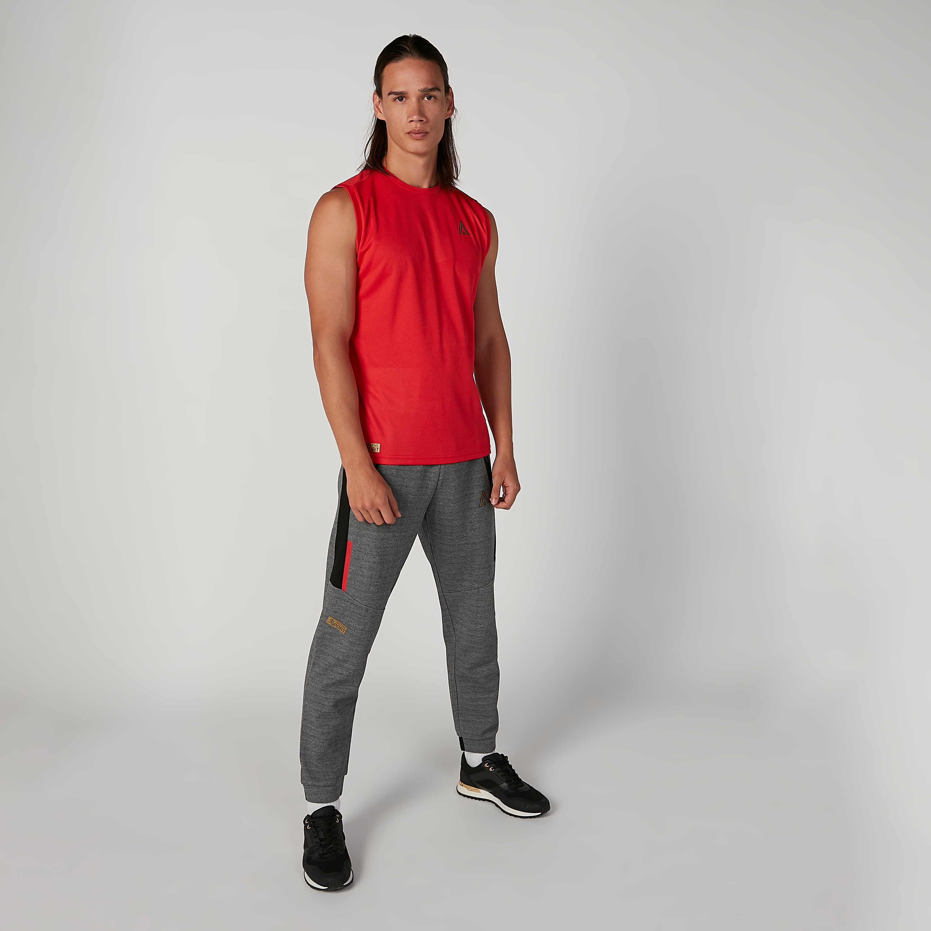 Full Length Jog Pants with Zippered Pockets and Elasticised Waistband-men-clothing-bottoms-joggers-image-2