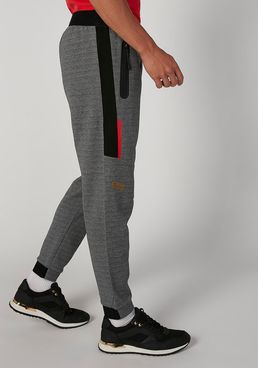 Full Length Jog Pants with Zippered Pockets and Elasticised Waistband-Joggers-image-4