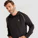 Solid Long Sleeves Hoodie with Zip Closure and Pocket-Hoodies & Sweatshirts-thumbnailMobile-5